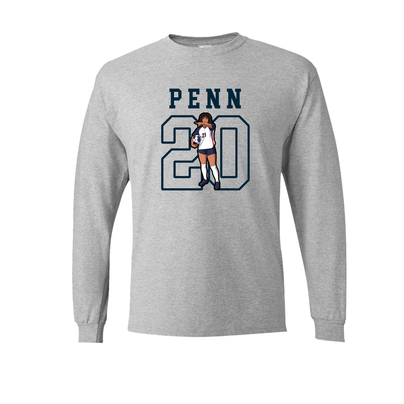 Long Sleeve Tee — Shirsey in Grey