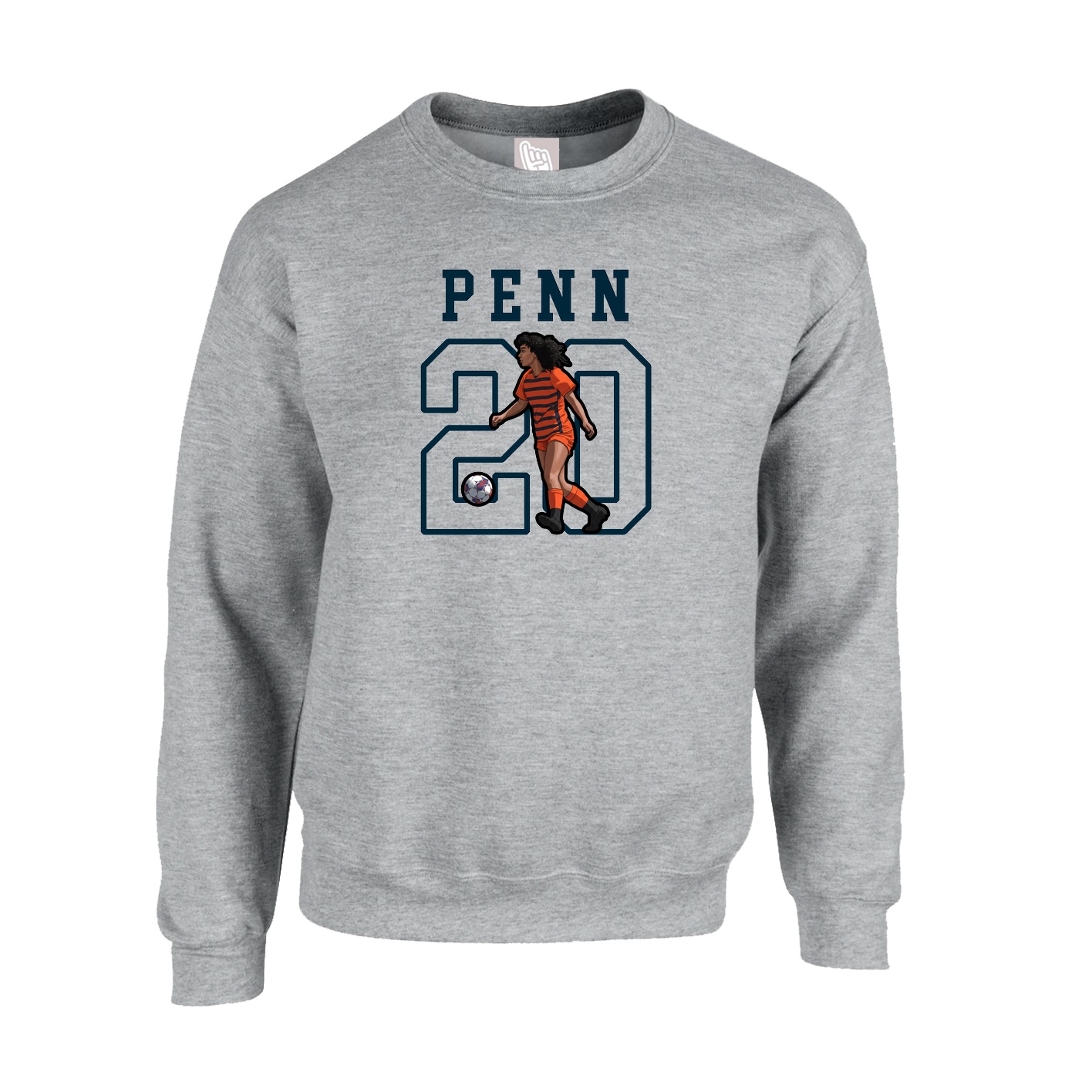 Fleece Crew — Shirsey in Grey