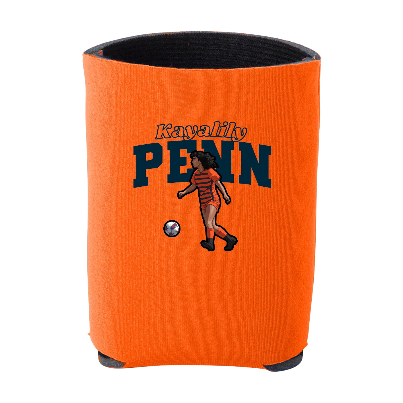 Can Holder — Name Arch in Orange