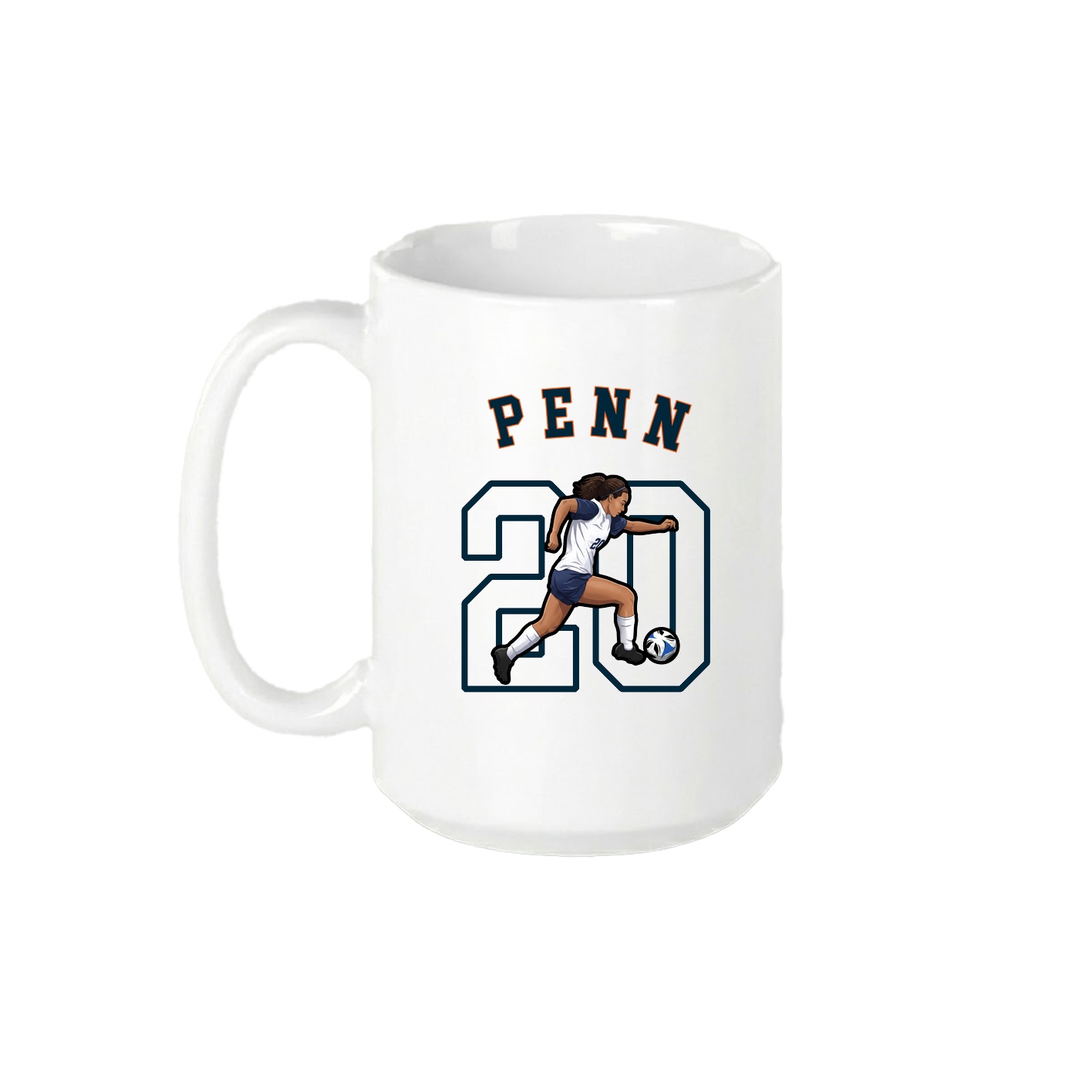 15oz Coffee Mug — Shirsey Arch in White