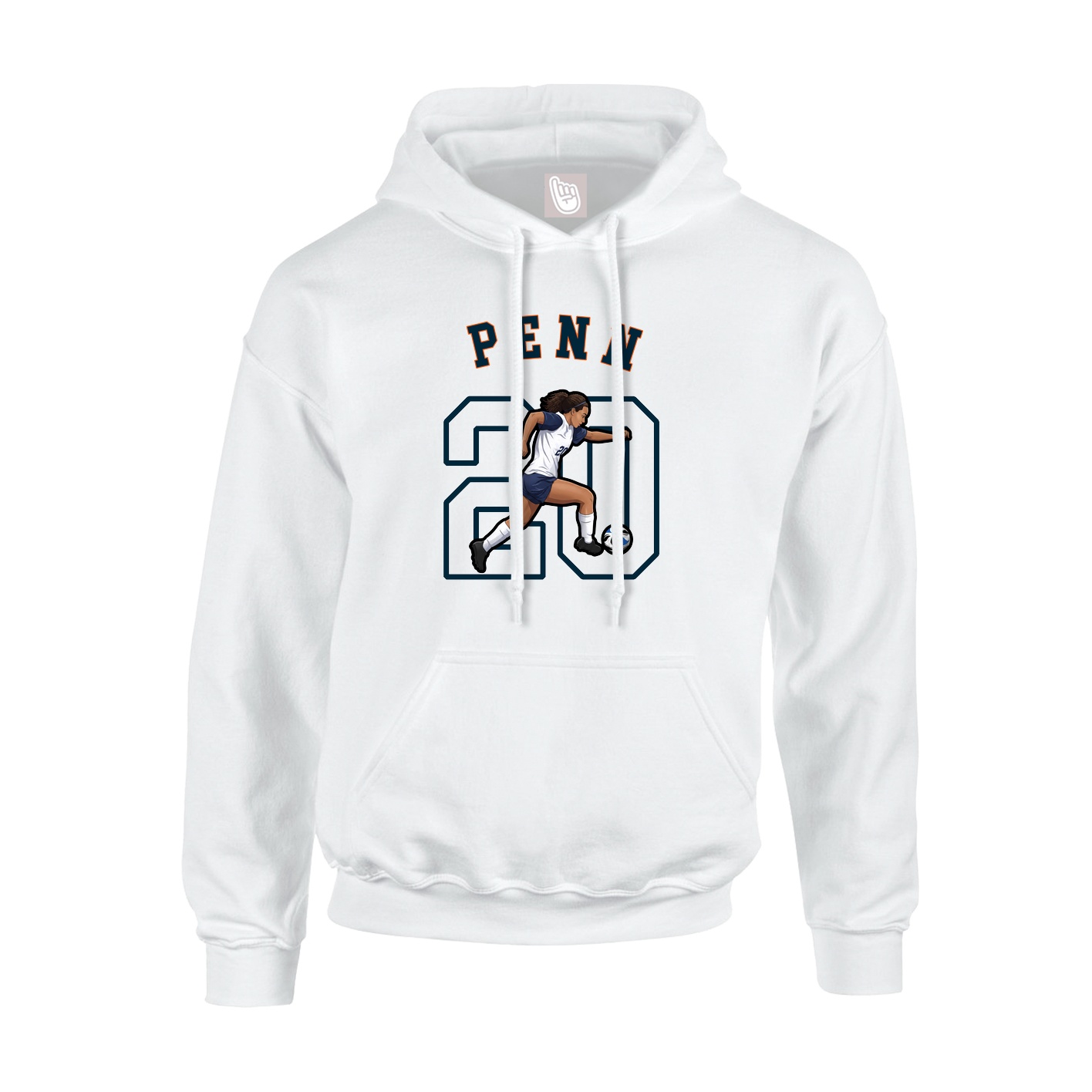 Youth Hoodie — Shirsey Arch in White