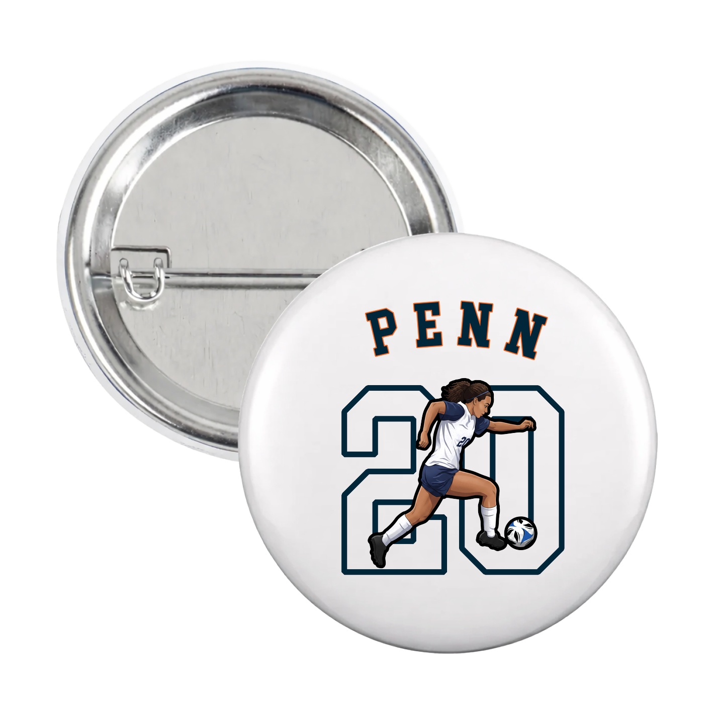 Game Day Button — Shirsey Arch in White