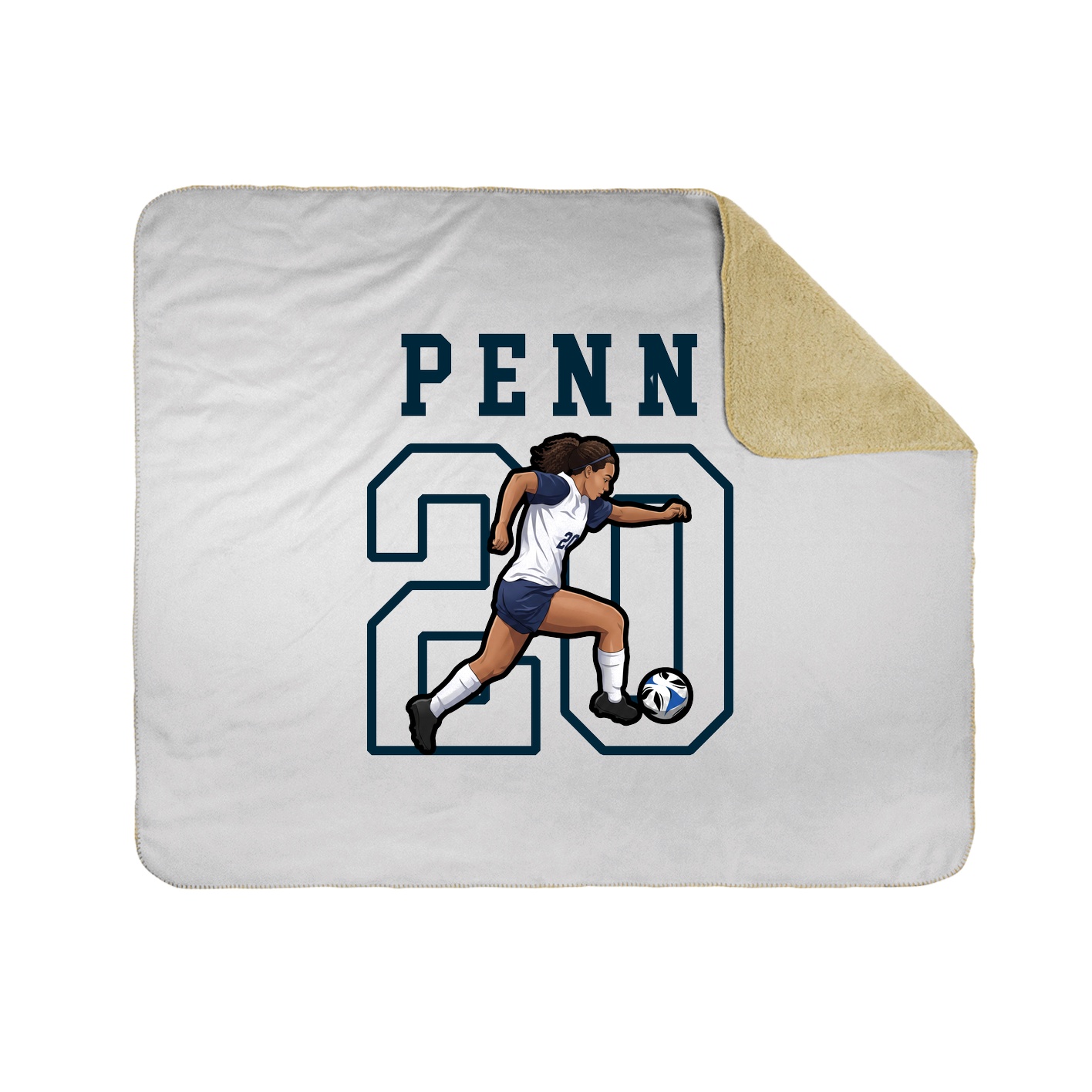 Throw Blanket — Shirsey in White