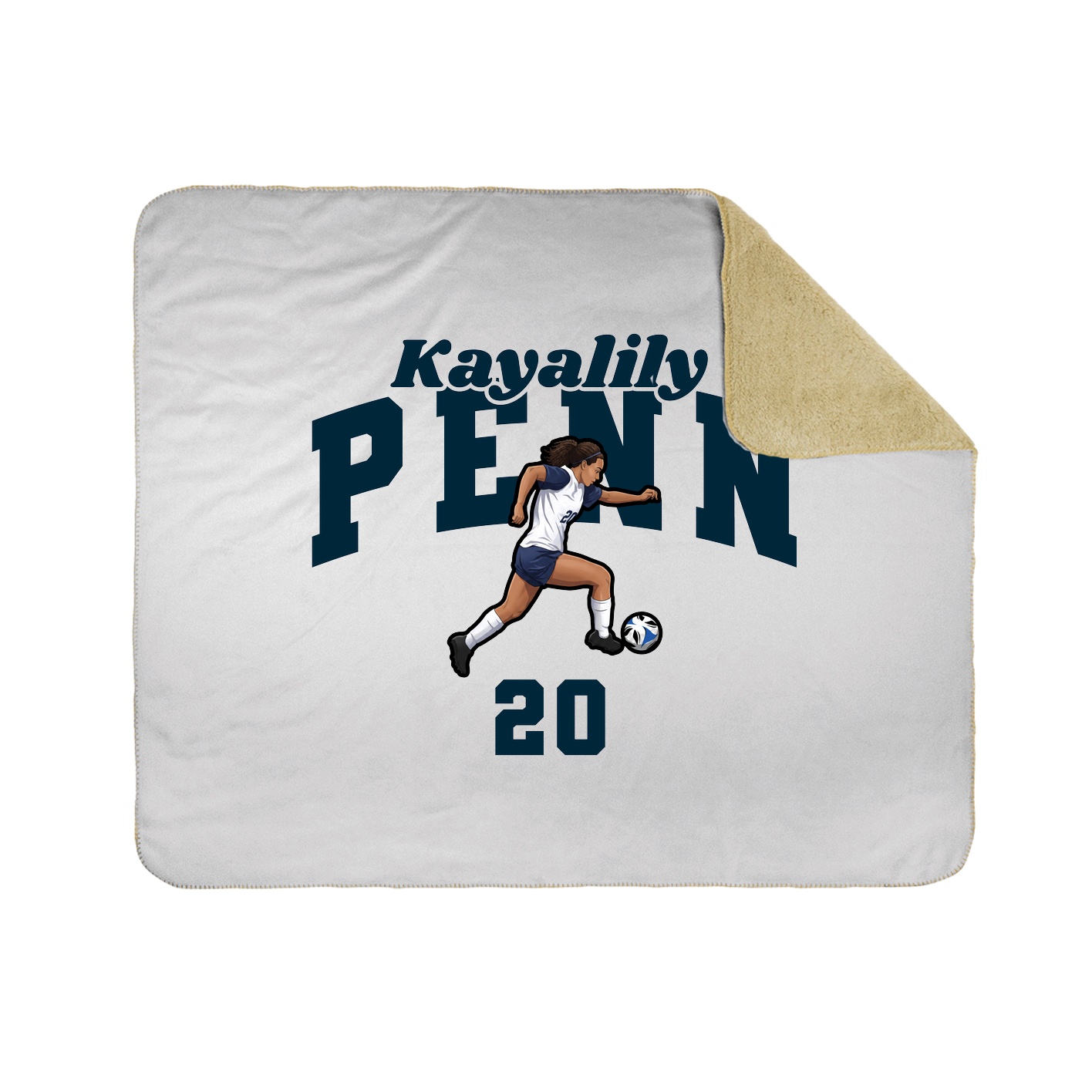 Throw Blanket — Signature Arch in White