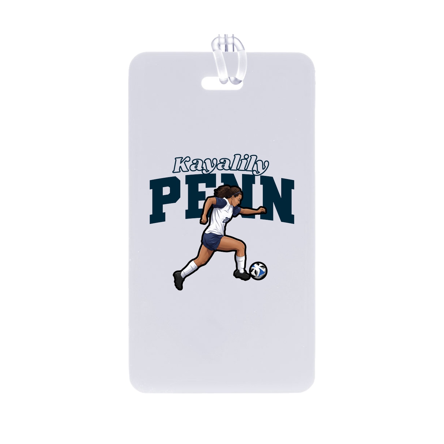 Bag Tag — Name Arch in Classic