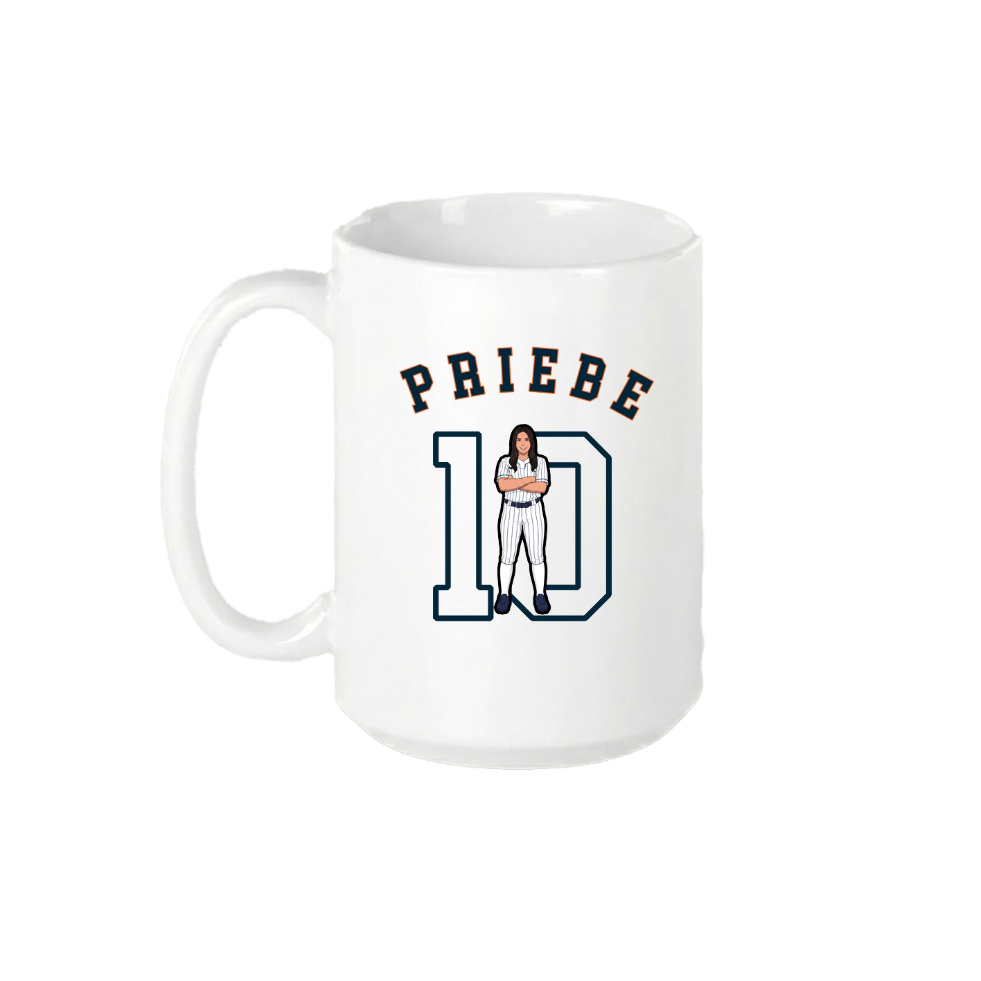 15oz Coffee Mug — Shirsey Arch in White