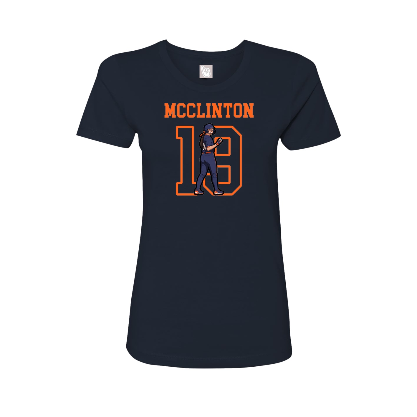 Fitted Women's Tee — Shirsey in Navy
