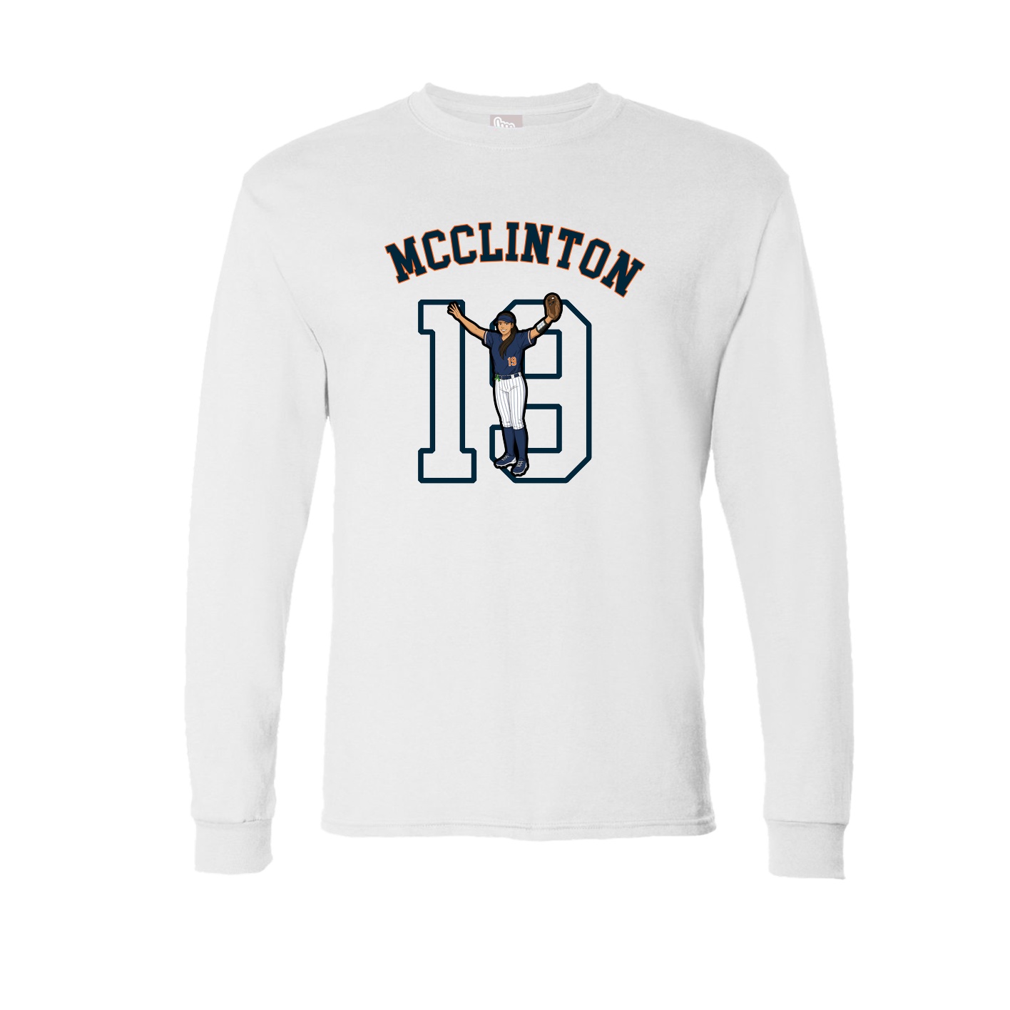 Long Sleeve Tee — Shirsey Arch in White