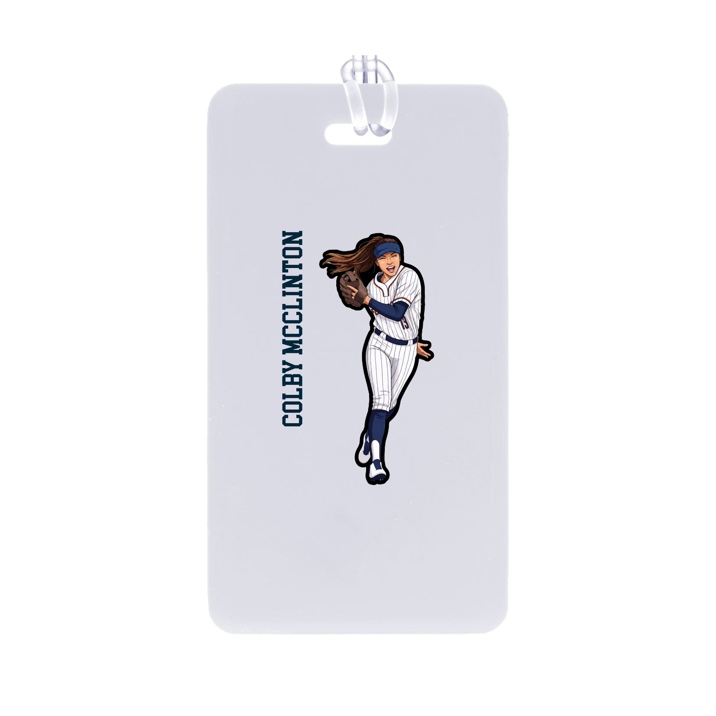 Bag Tag — Name Vertical in Classic