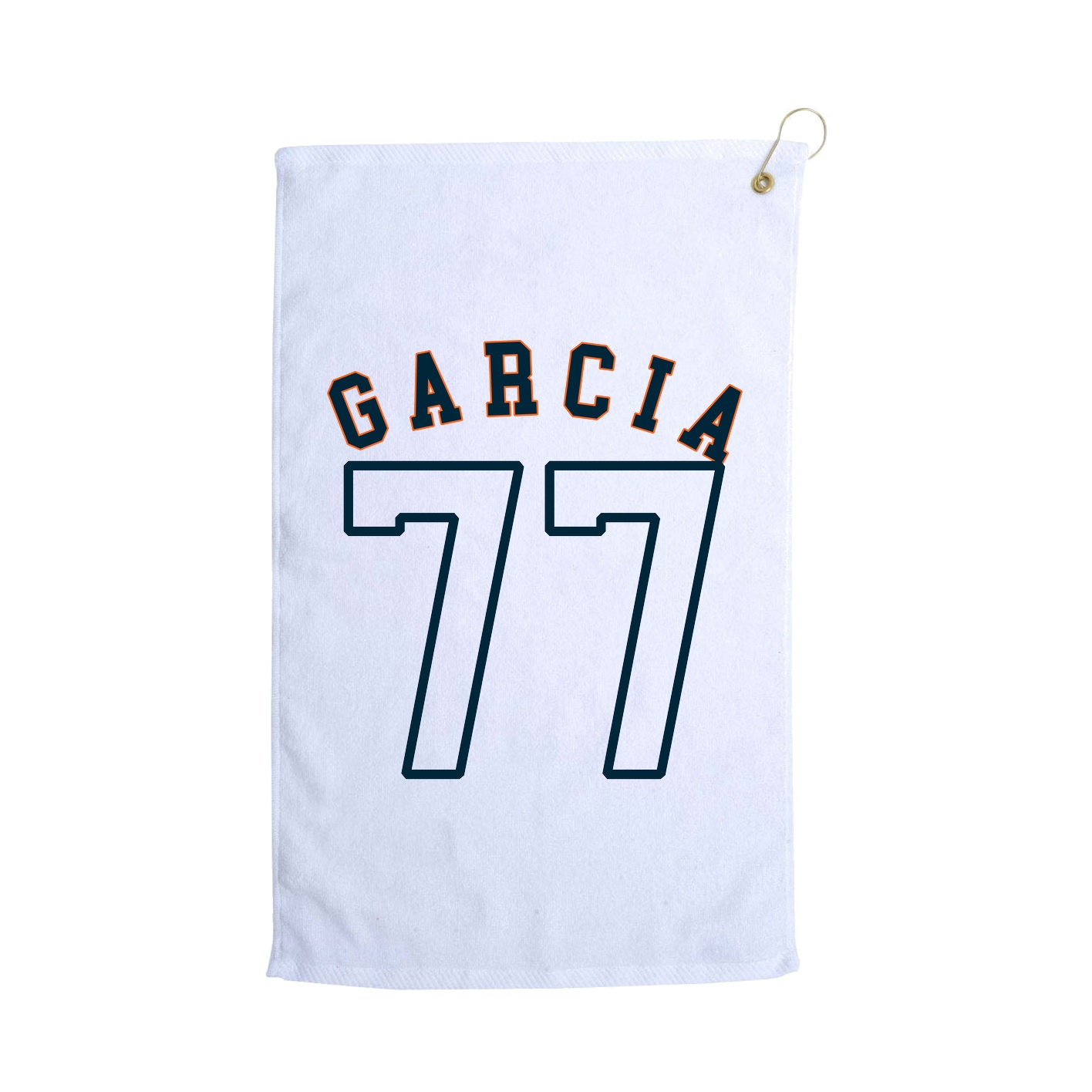 Golf Towel — Shirsey Arch in White