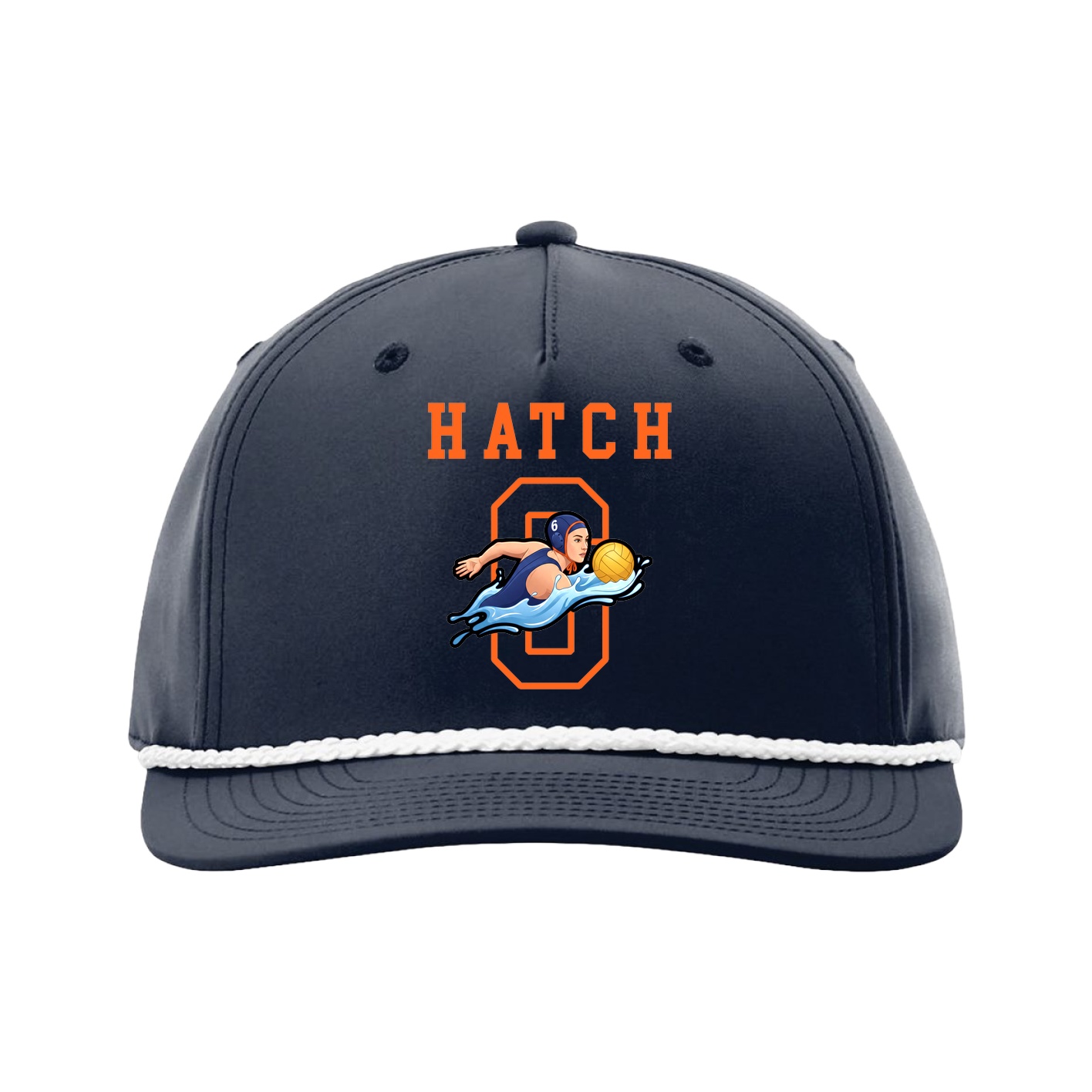 Five-Panel Classic Rope Cap — Shirsey in Navy