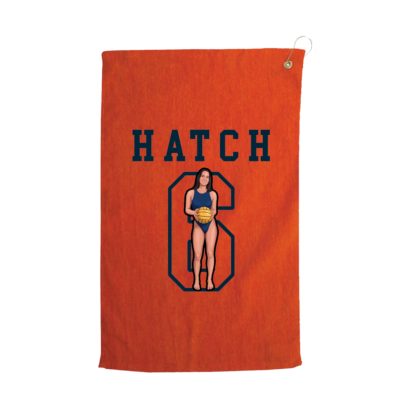 Golf Towel — Shirsey in Orange