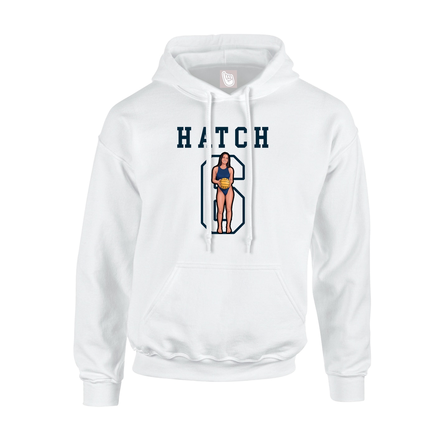 Hoodie — Shirsey in White