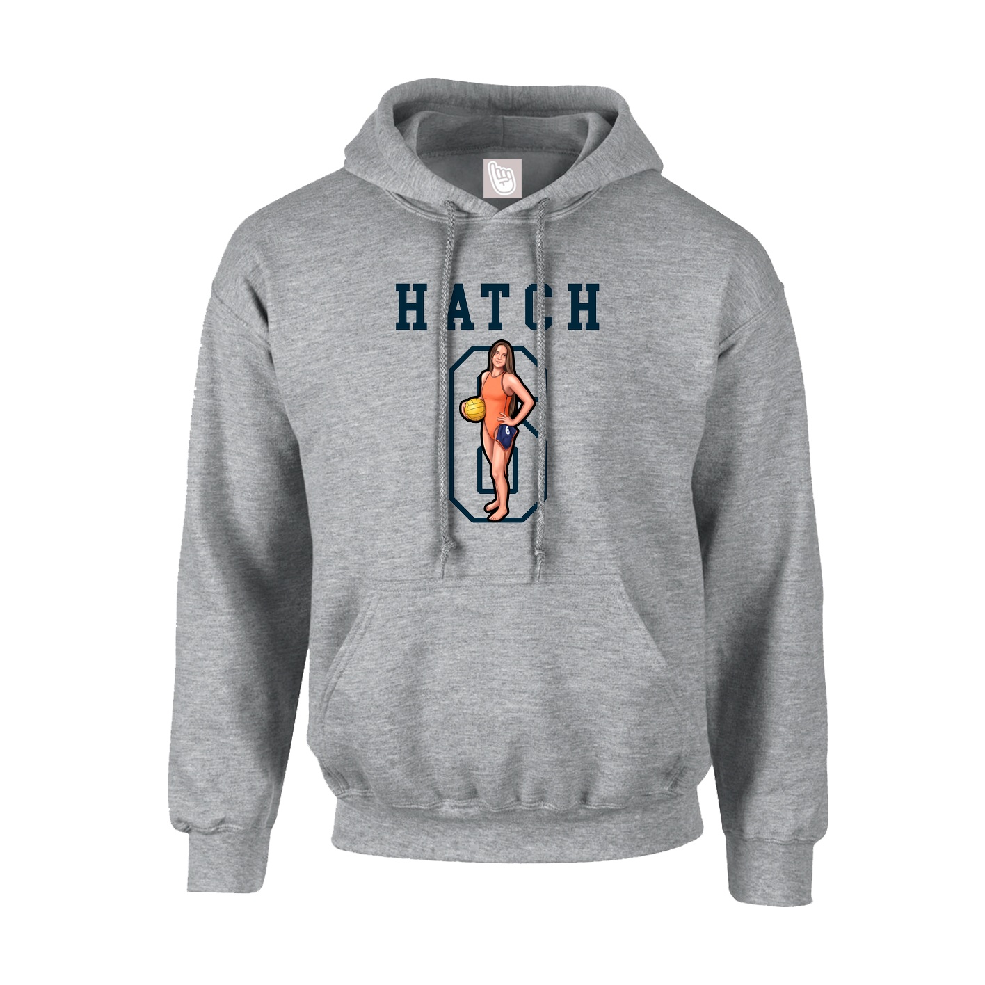Hoodie — Shirsey in Grey
