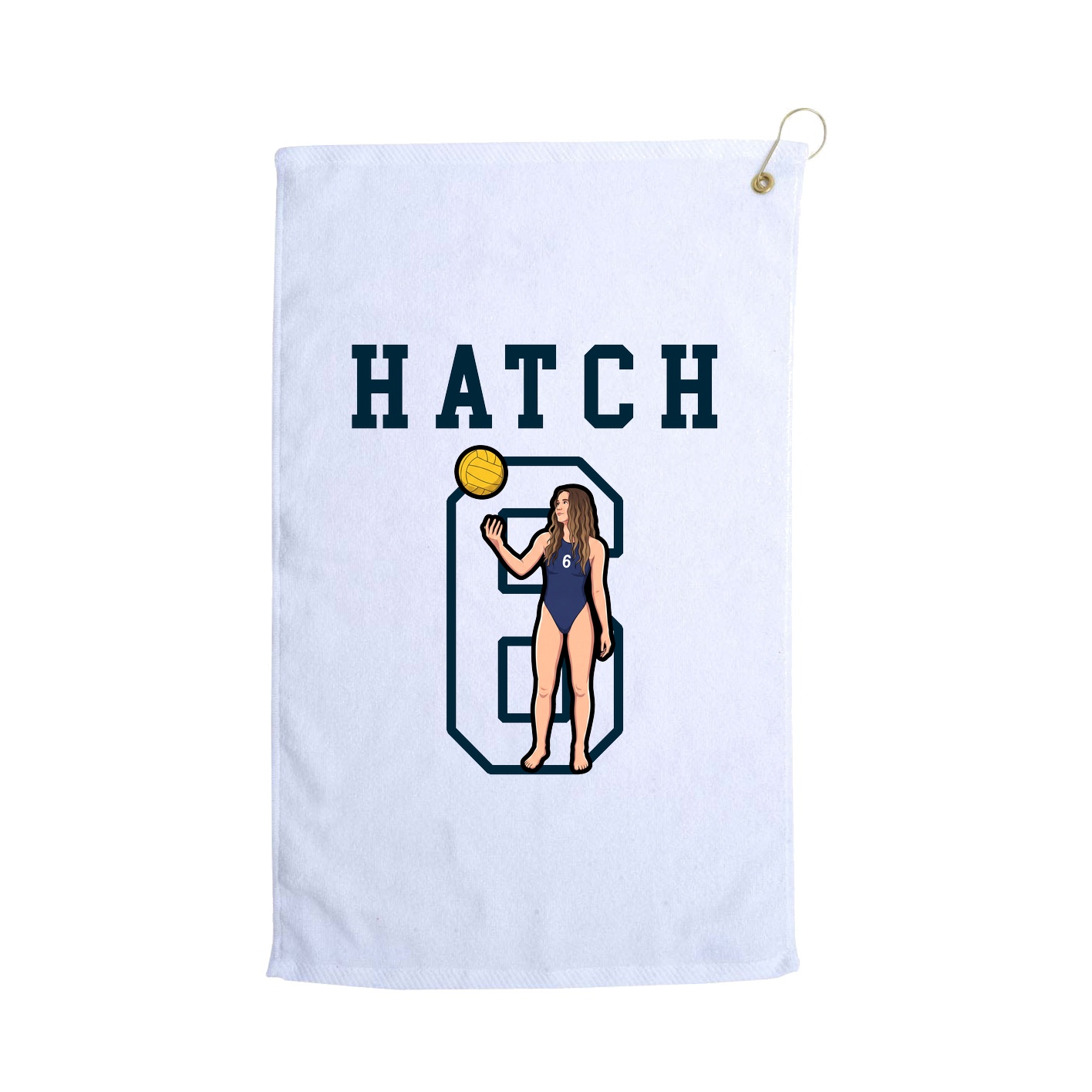 Golf Towel — Shirsey in White