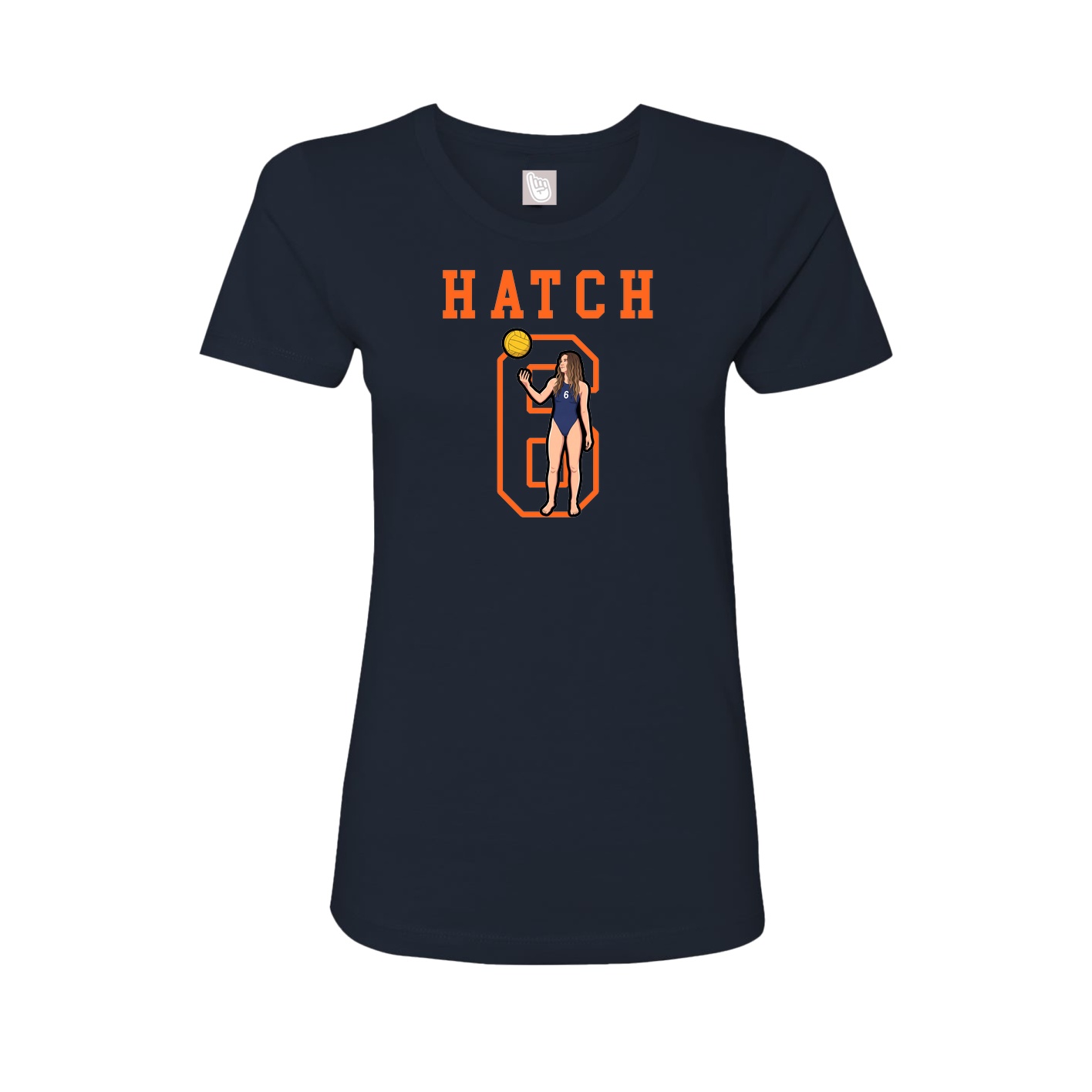 Fitted Women's Tee — Shirsey in Navy