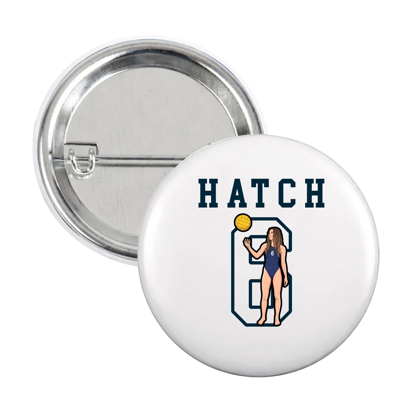 Game Day Button — Shirsey in White