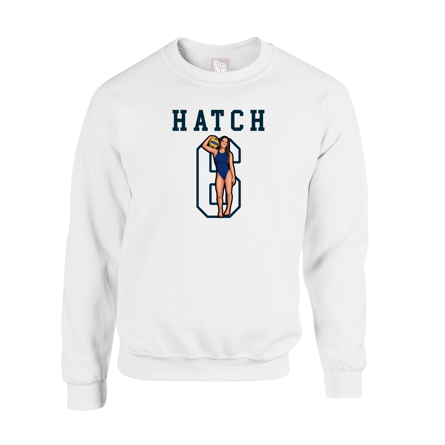 Fleece Crew — Shirsey in White