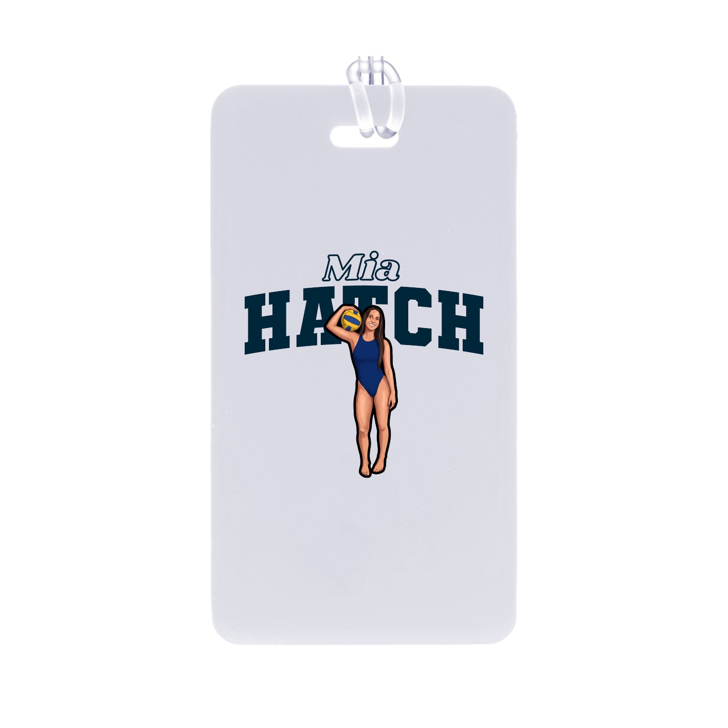 Bag Tag — Name Arch in Classic