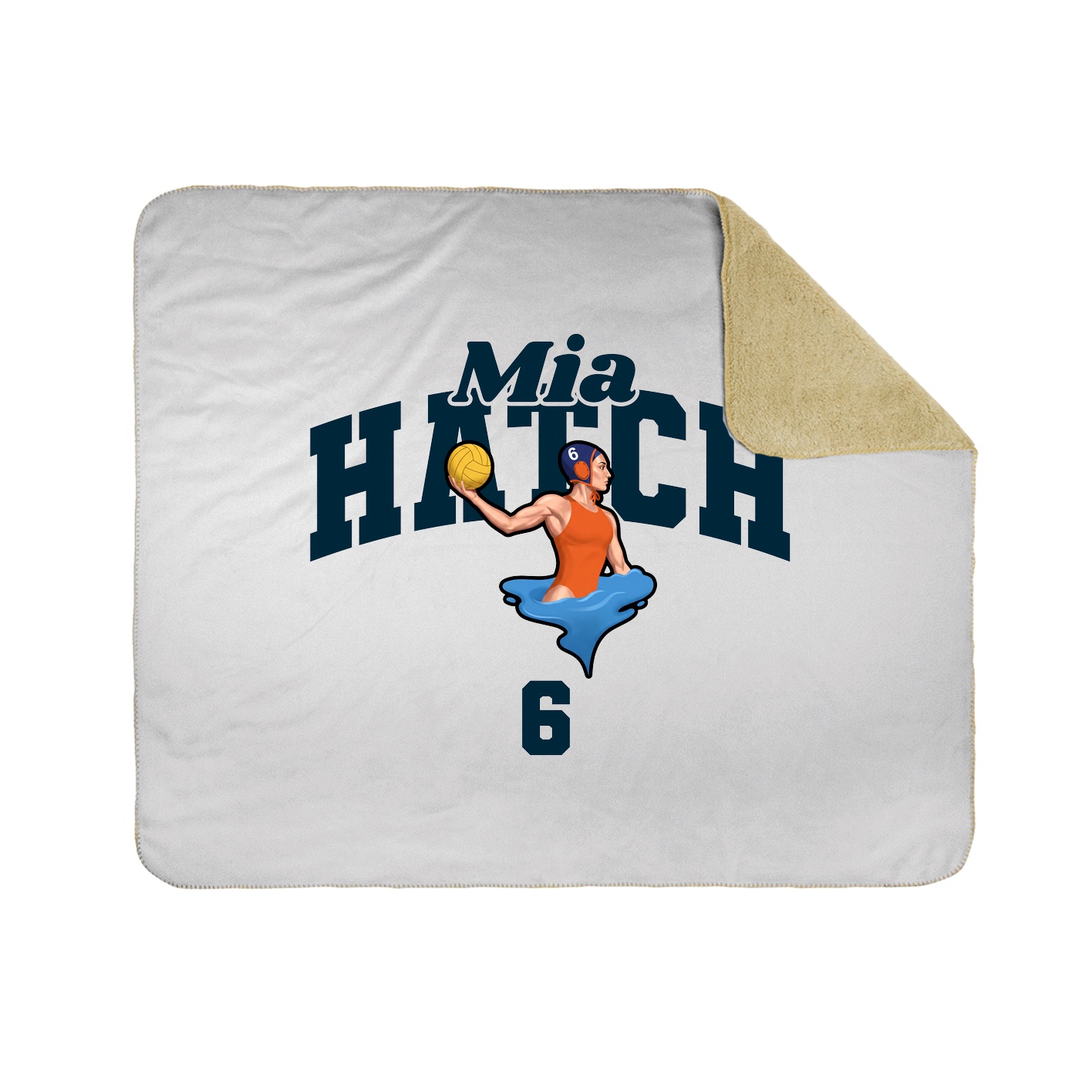 Throw Blanket — Signature Arch in White