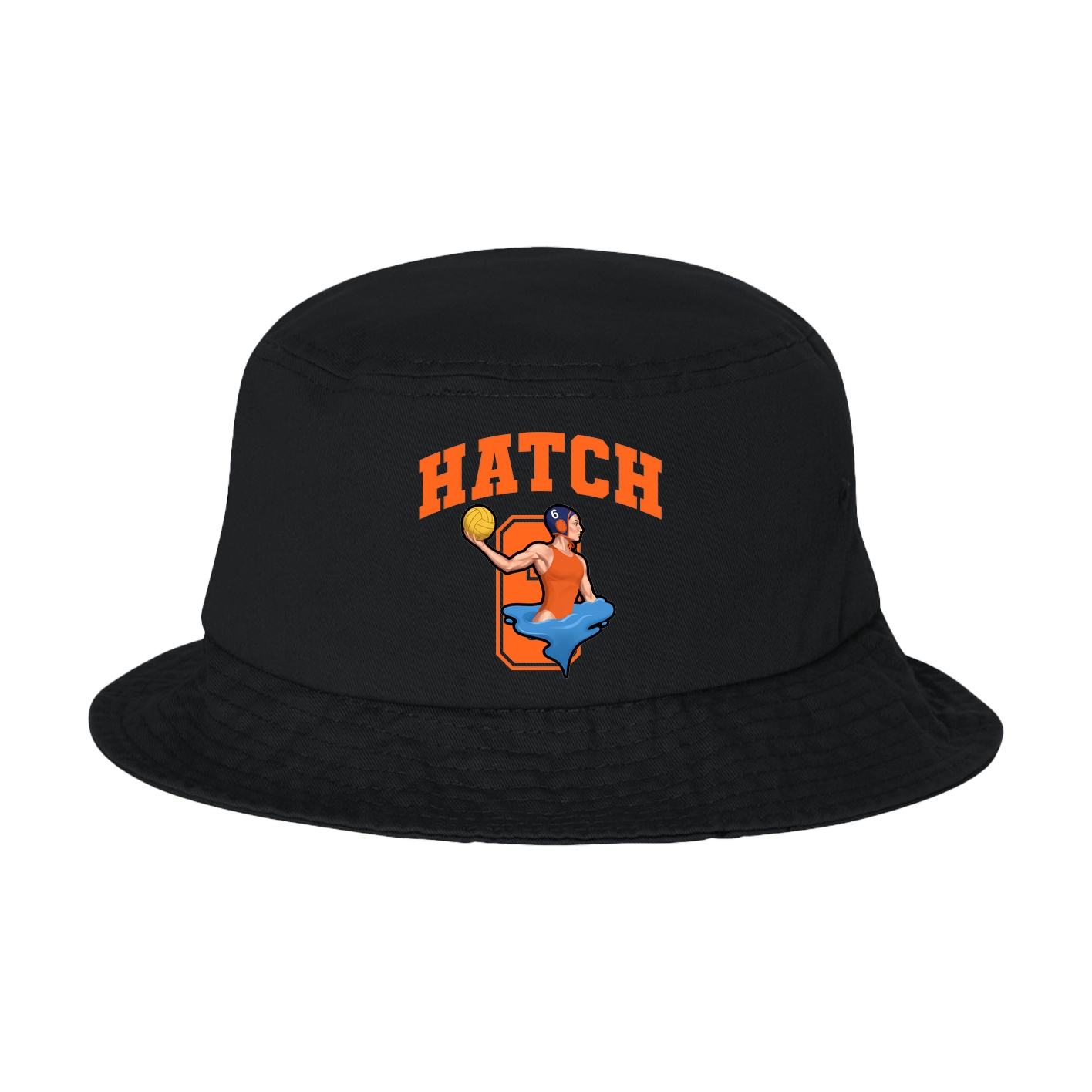 Bucket Cap — Number in Black