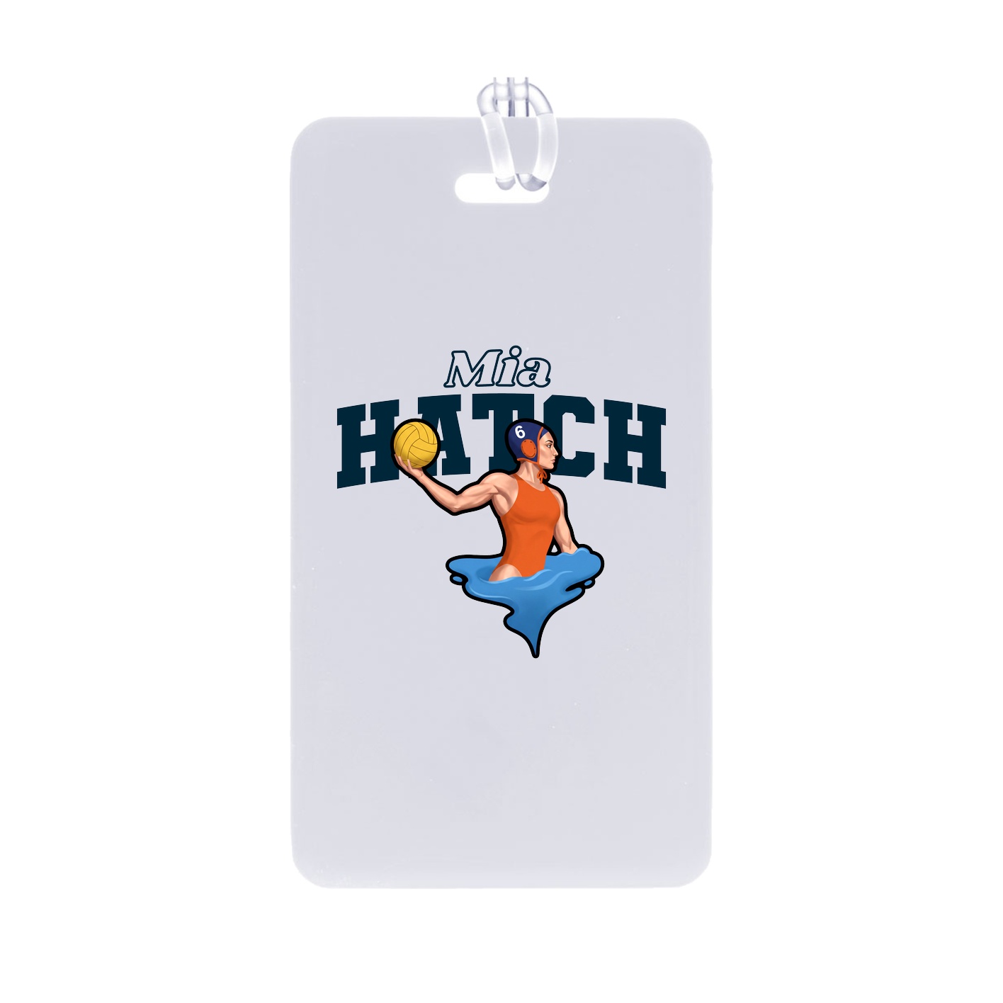 Bag Tag — Name Arch in Classic