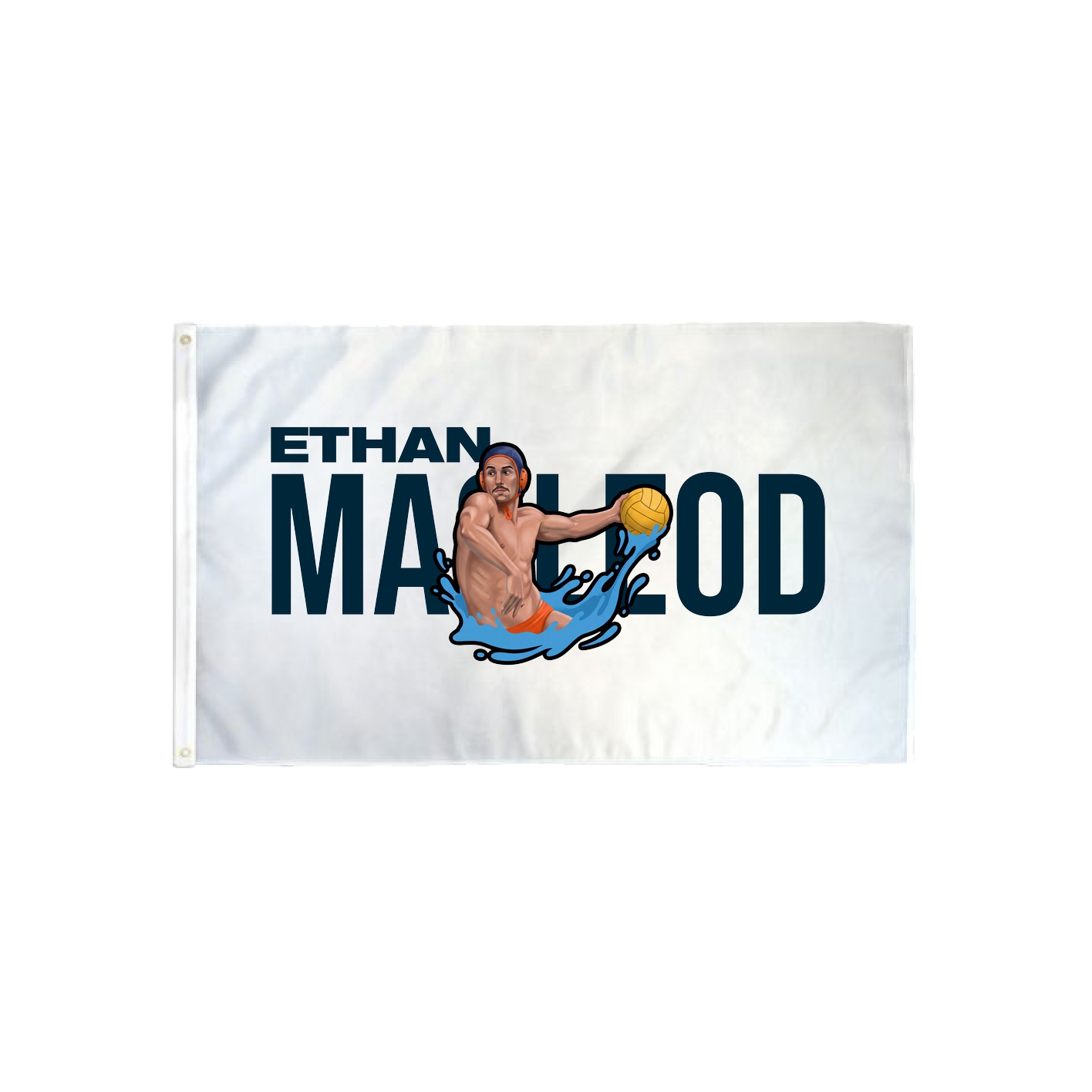 3x5 Flag — Player Name in Classic