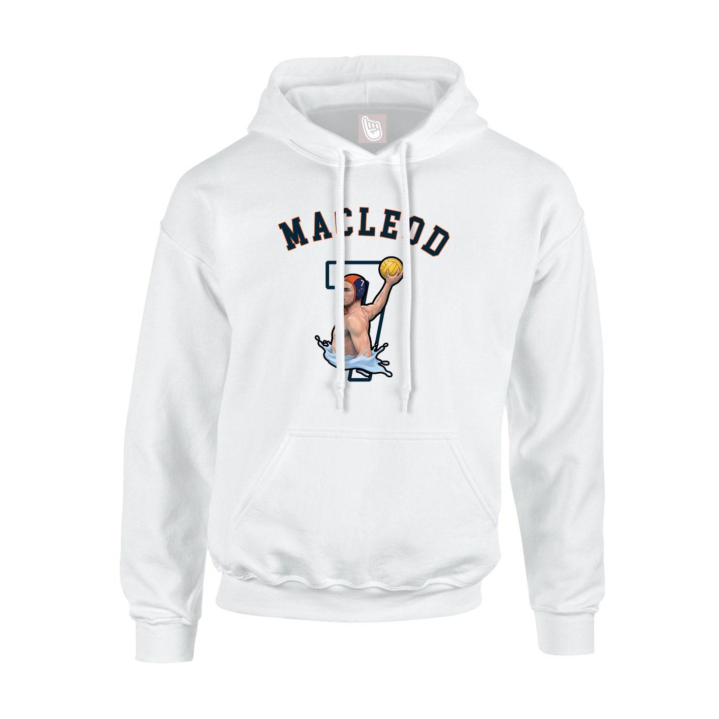 Youth Hoodie — Shirsey Arch in White