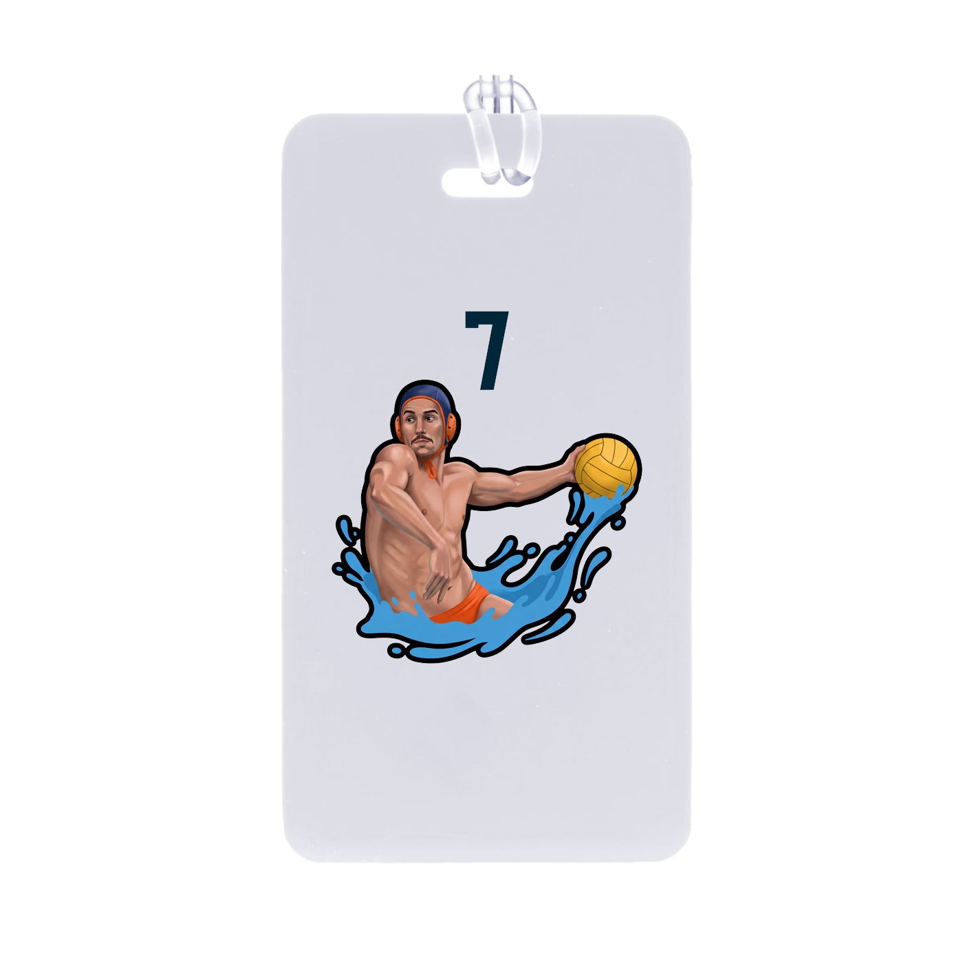 Bag Tag — Number Top in Classic