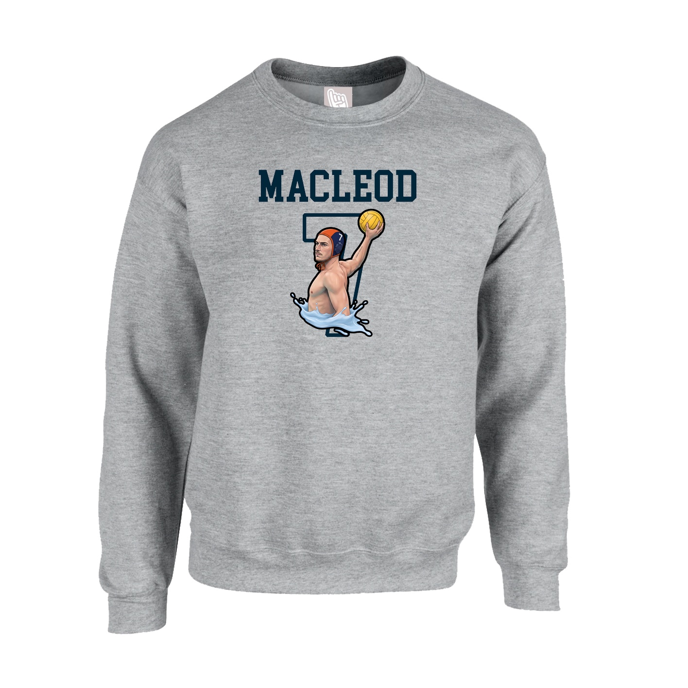 Fleece Crew — Shirsey in Grey