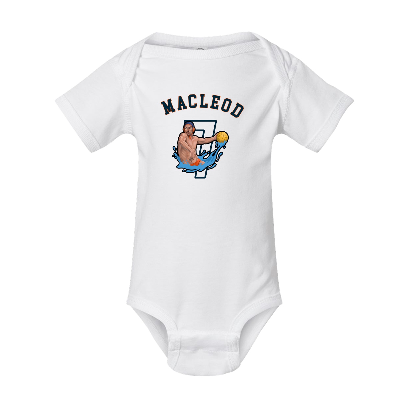 Baby Onesie — Shirsey Arch in White