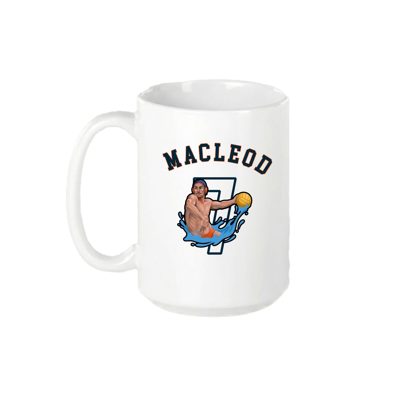 15oz Coffee Mug — Shirsey Arch in White