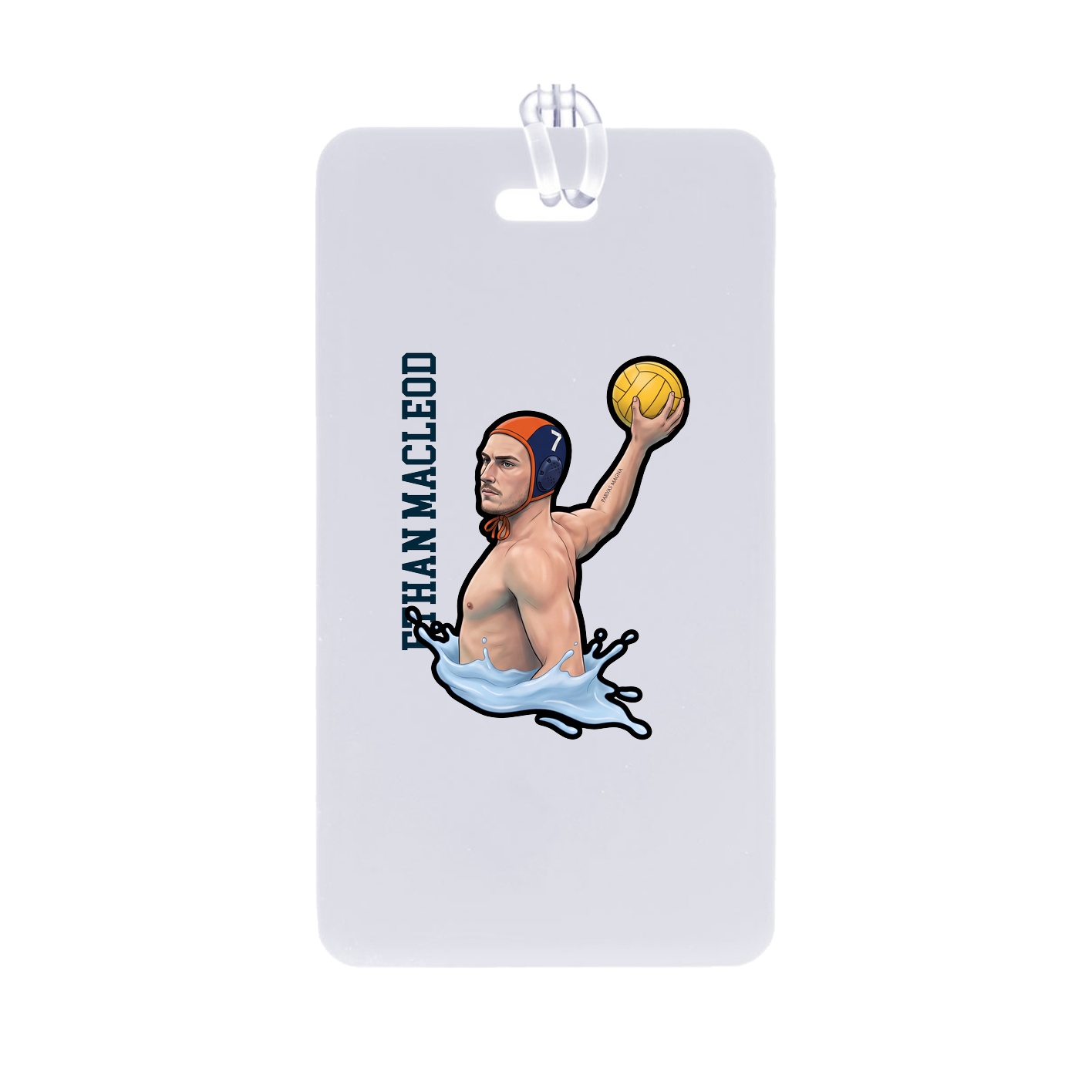 Bag Tag — Name Vertical in Classic