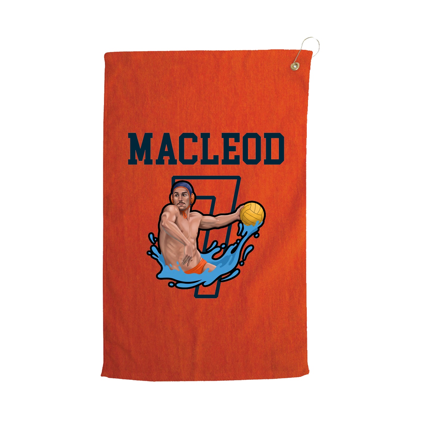 Golf Towel — Shirsey in Orange