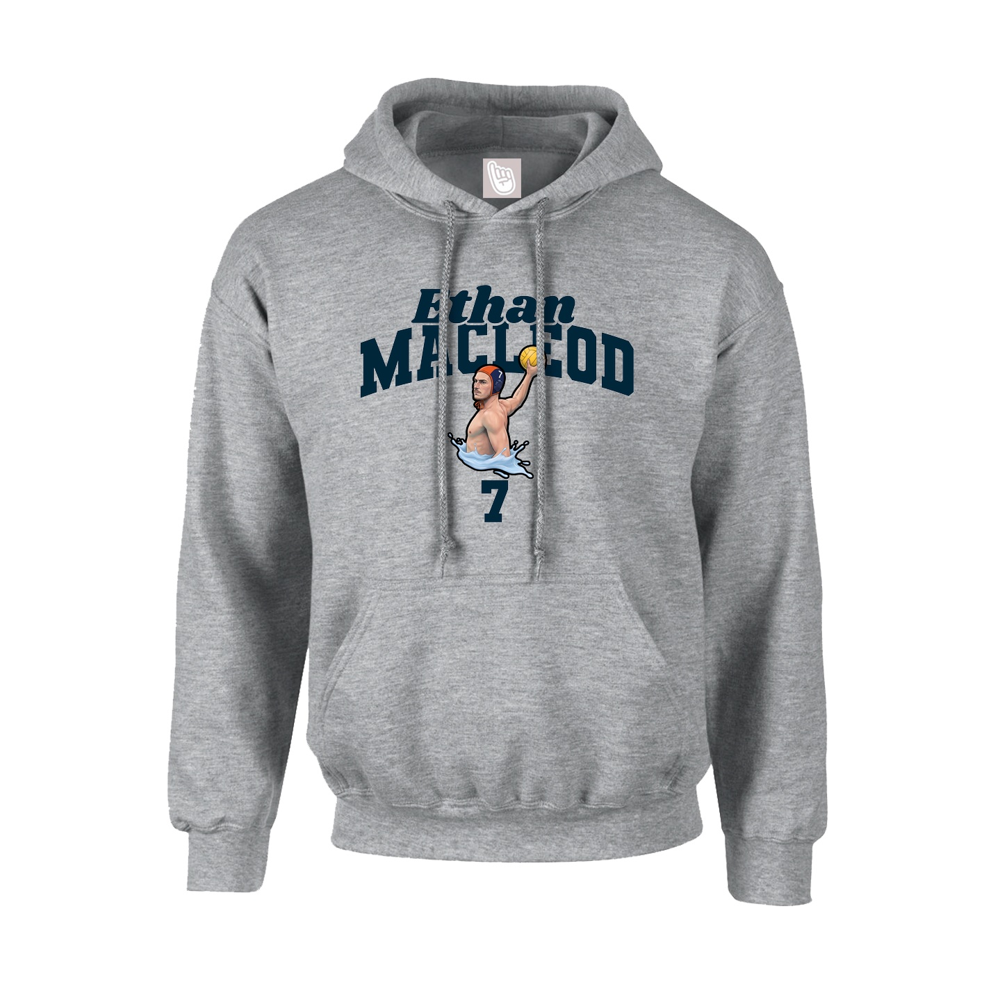 Hoodie — Signature Arch in Grey