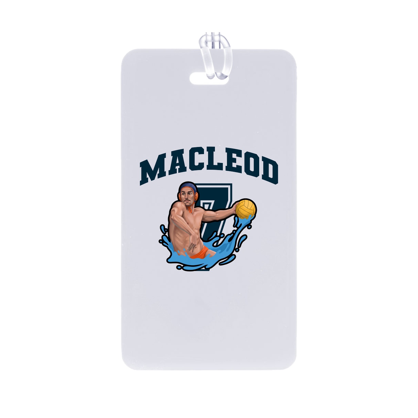 Bag Tag — Number in Classic