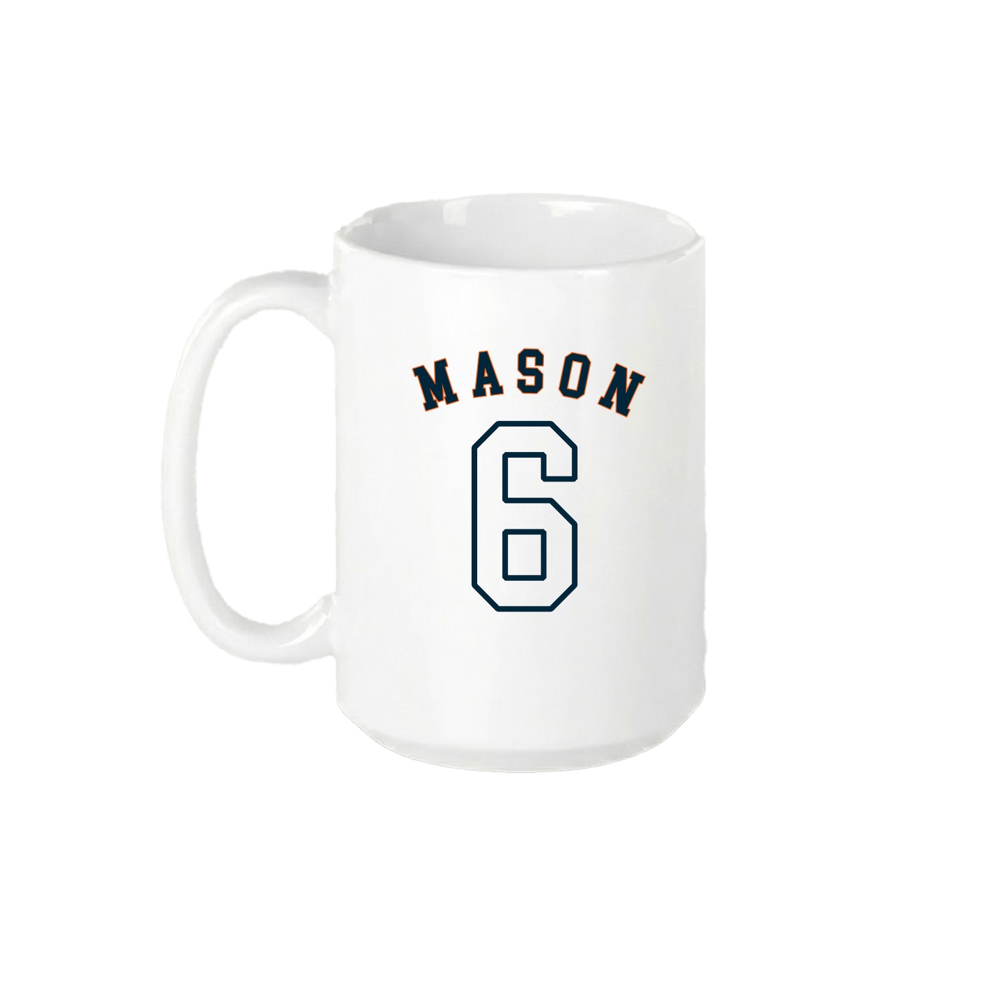 15oz Coffee Mug — Shirsey Arch in White