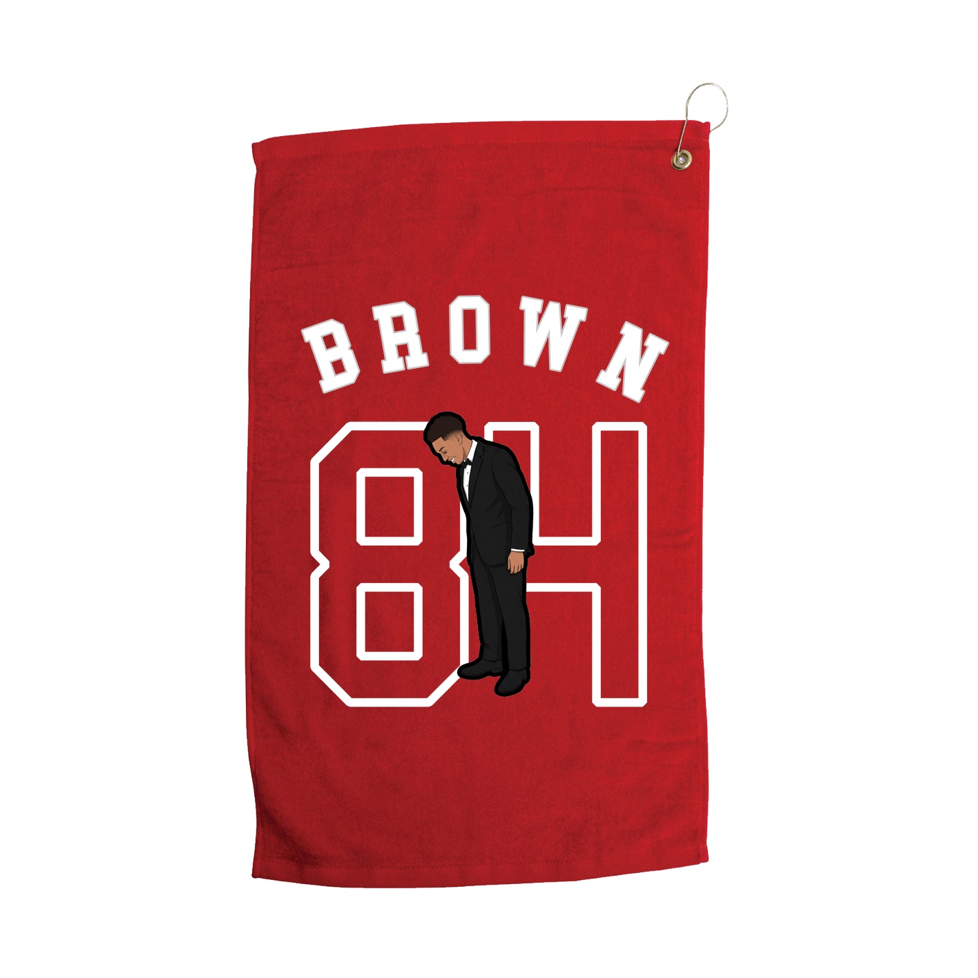 Golf Towel — Shirsey Arch in Red