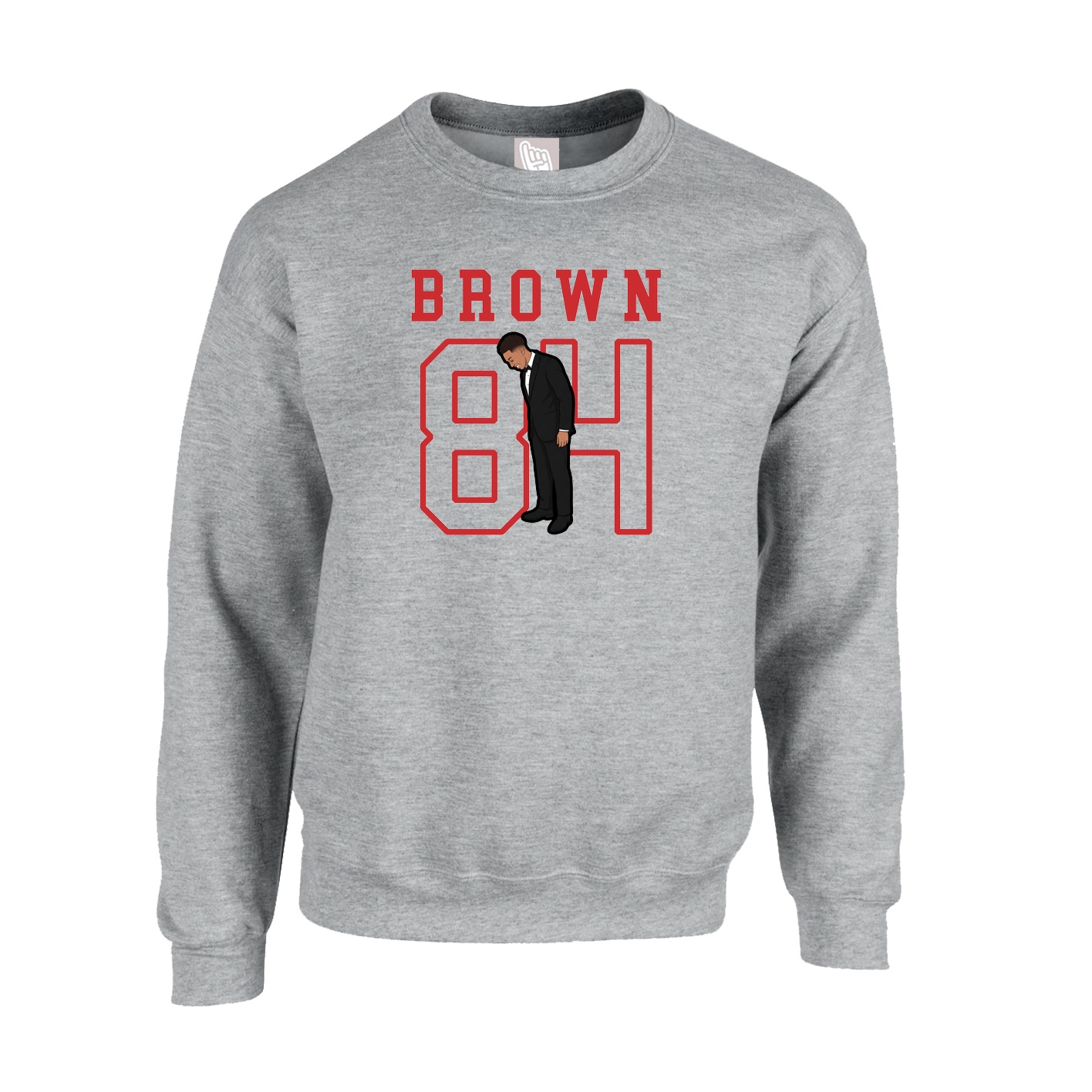 Fleece Crew — Shirsey in Grey