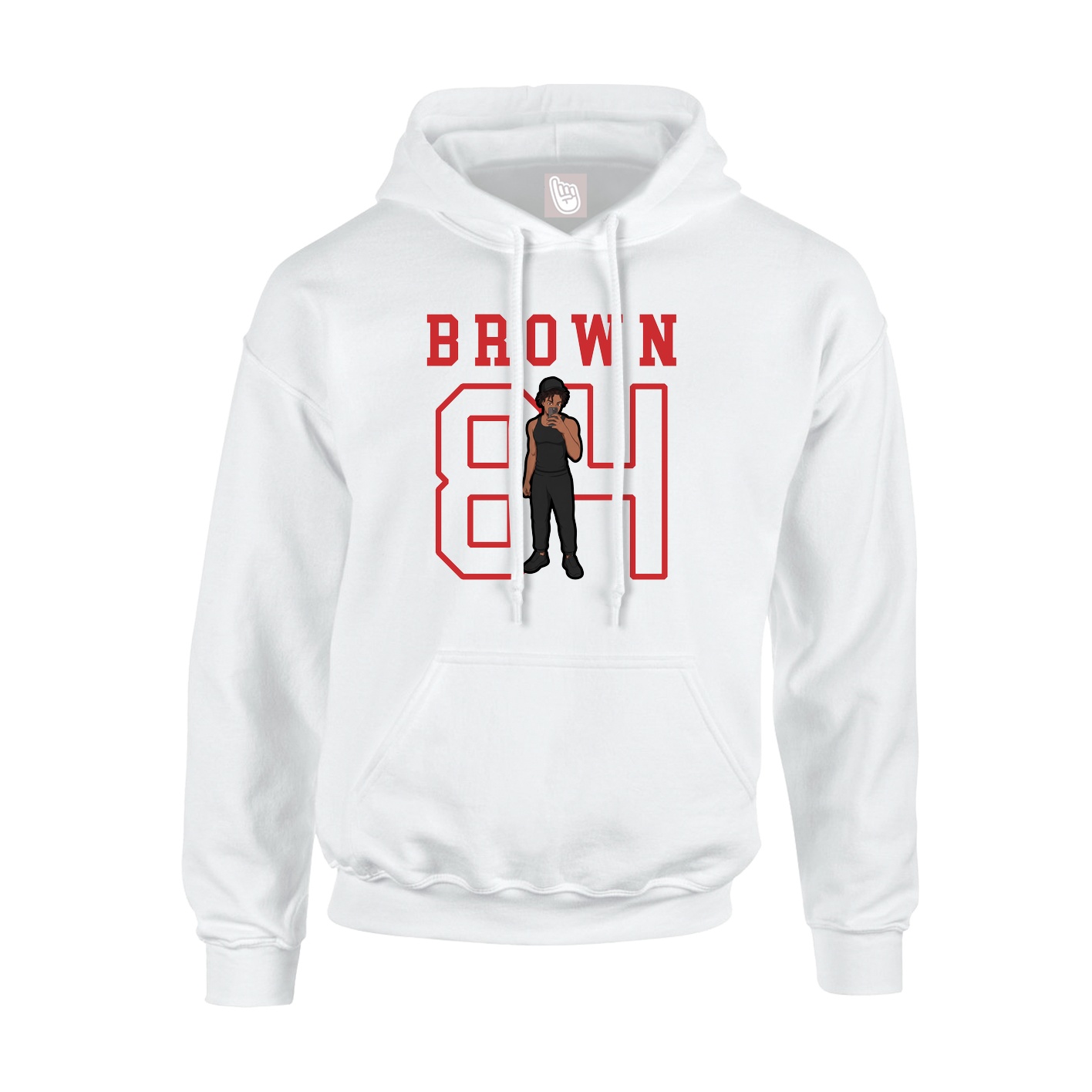 Hoodie — Shirsey in White
