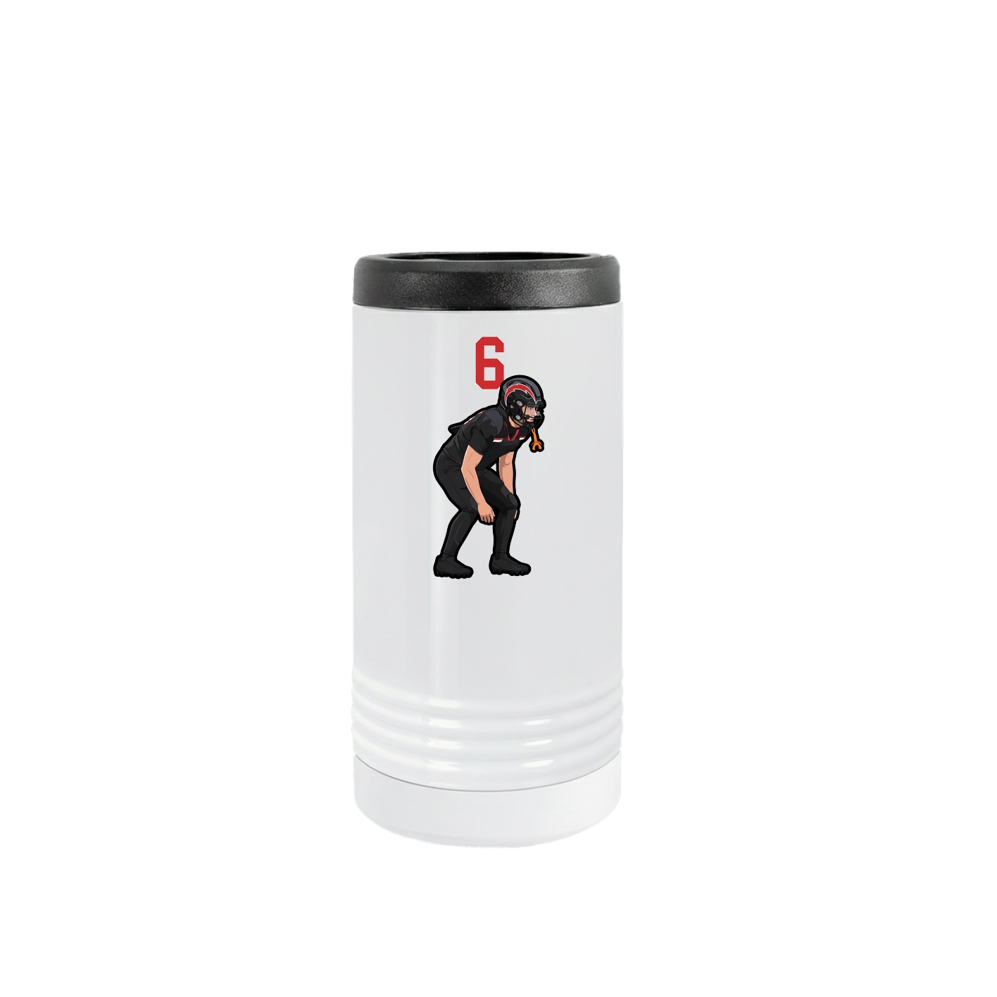 Slim Beverage Holder — Number Top in White