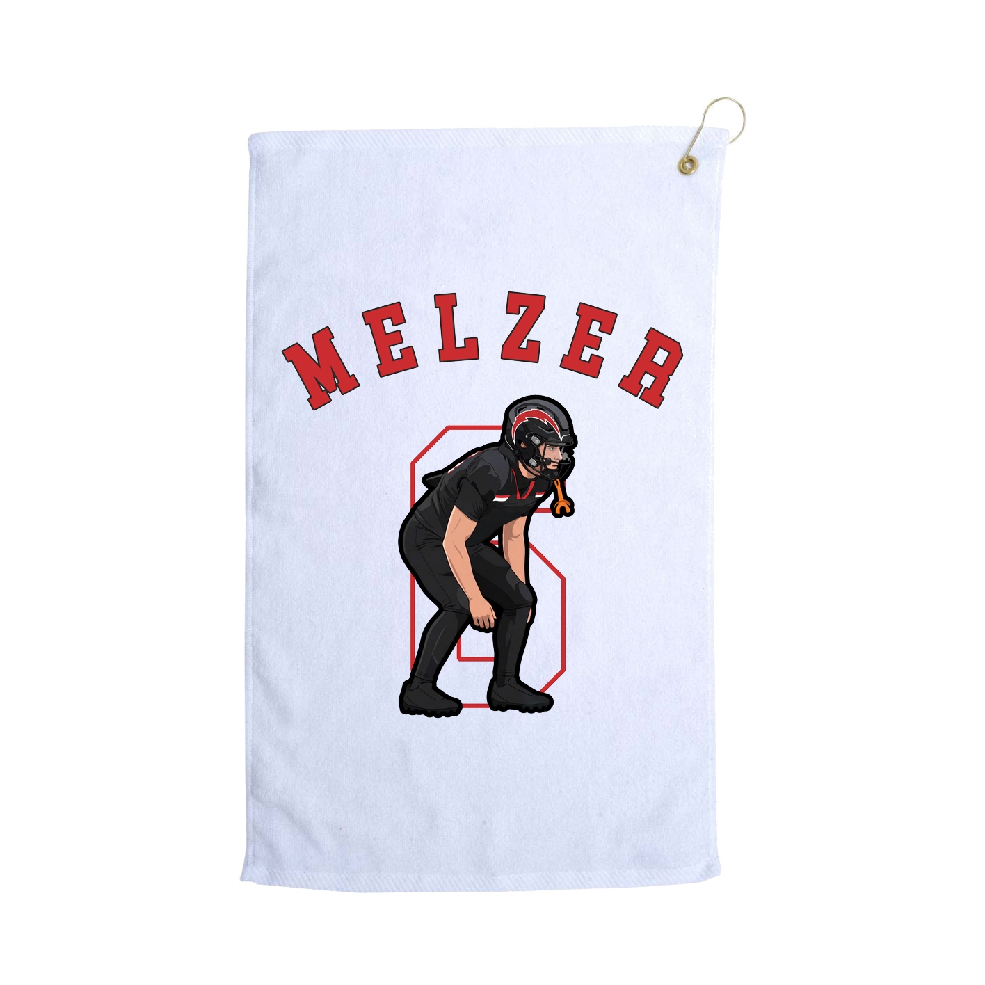 Golf Towel — Shirsey Arch in White