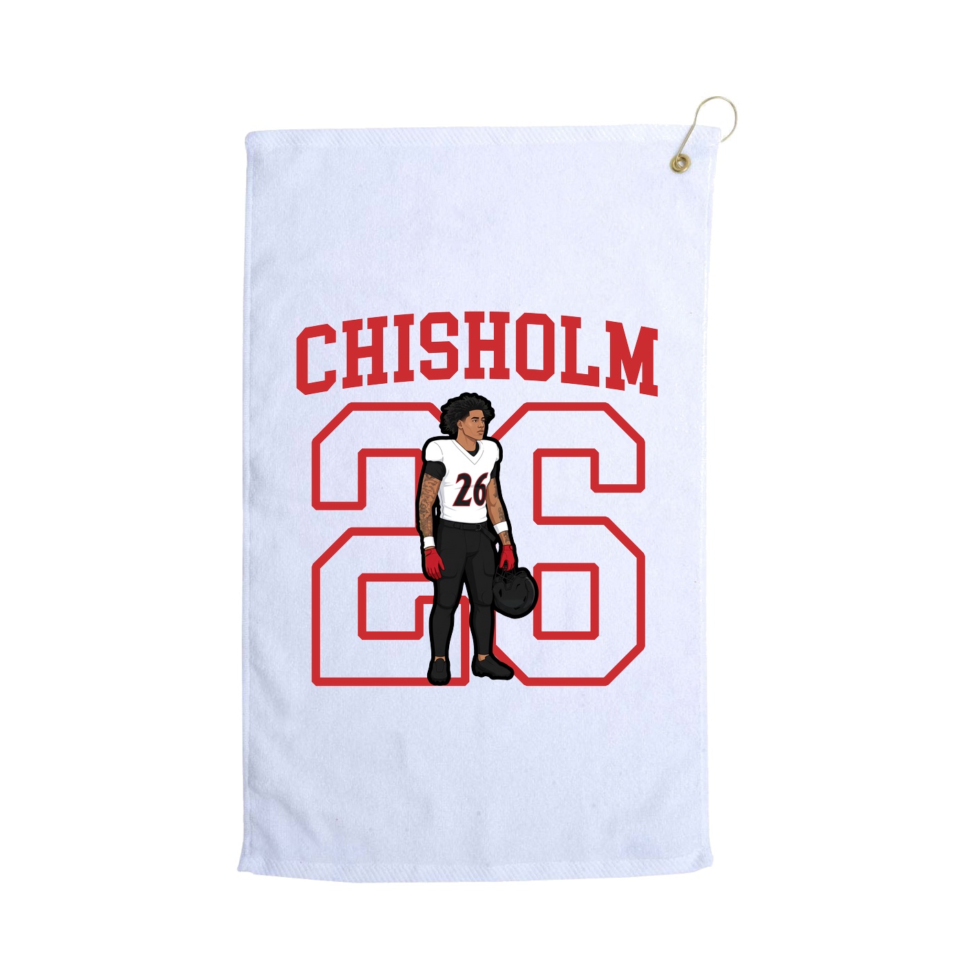 Golf Towel — Shirsey in White