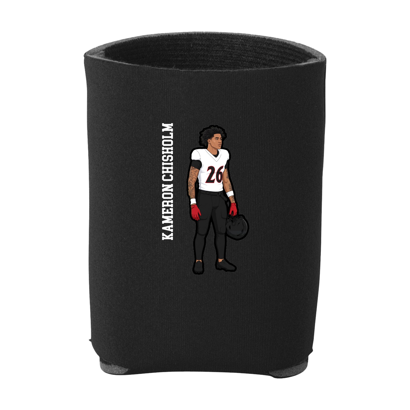 Can Holder — Name Vertical in Black