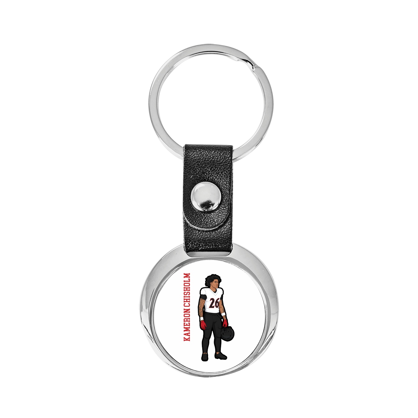 Key Chain — Name Vertical in Classic