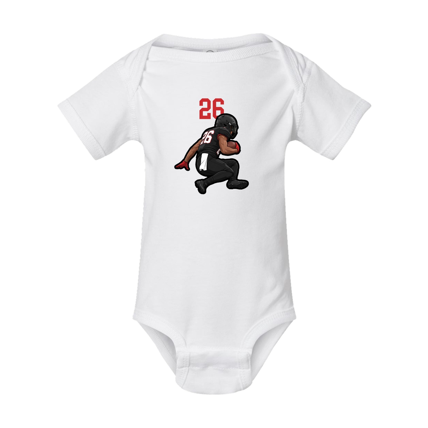Baby Onesie — Number Top in White