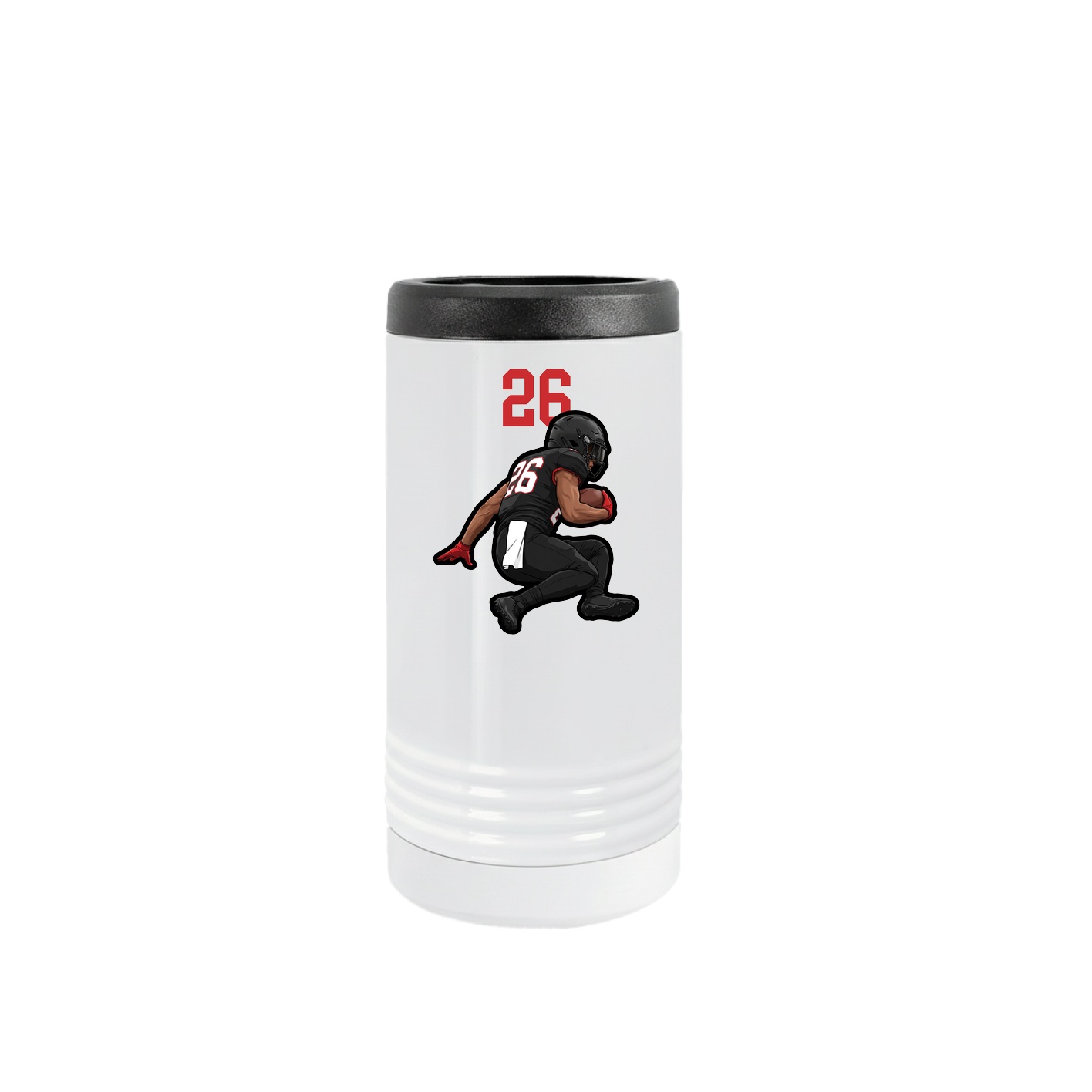 Slim Beverage Holder — Number Top in White