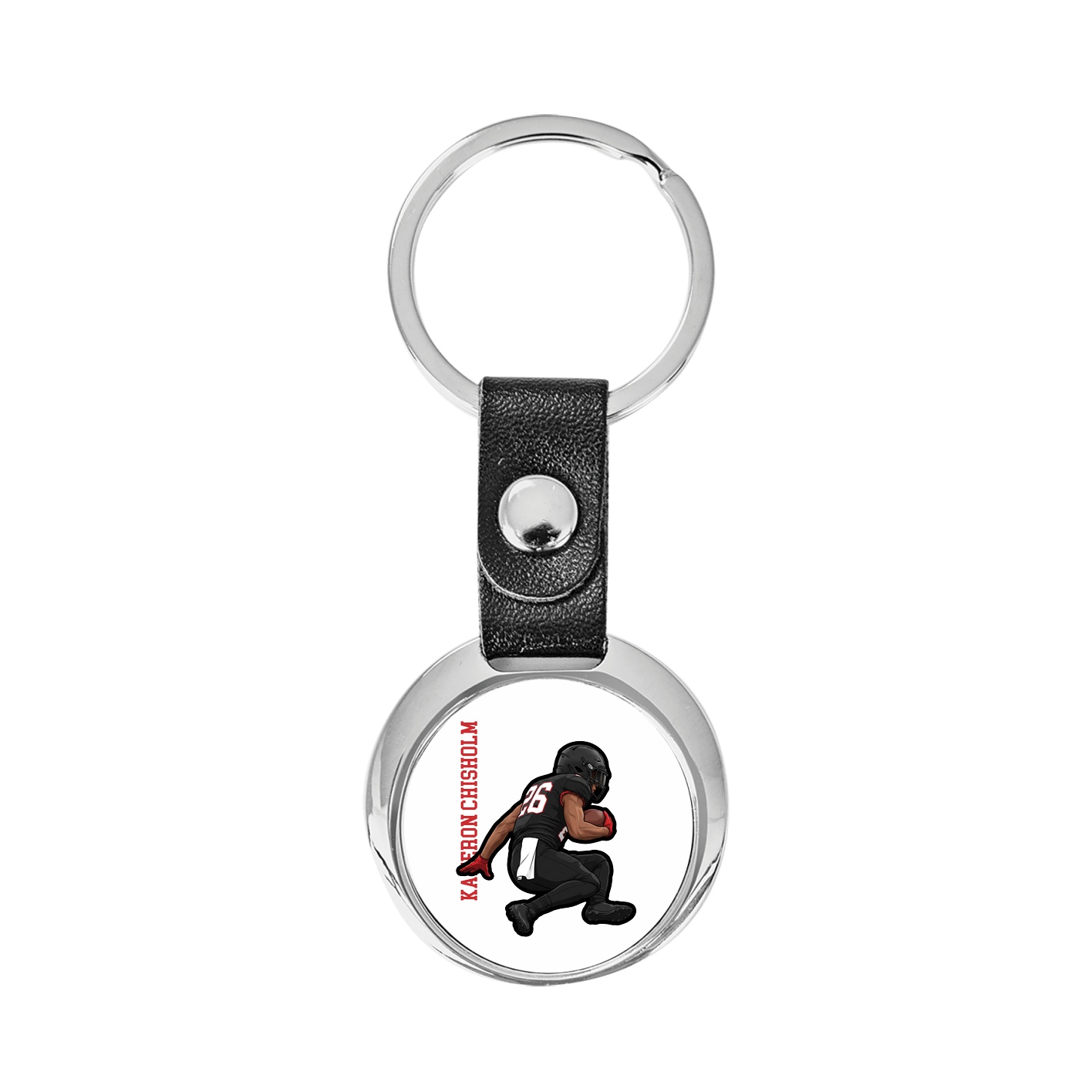 Key Chain — Name Vertical in Classic