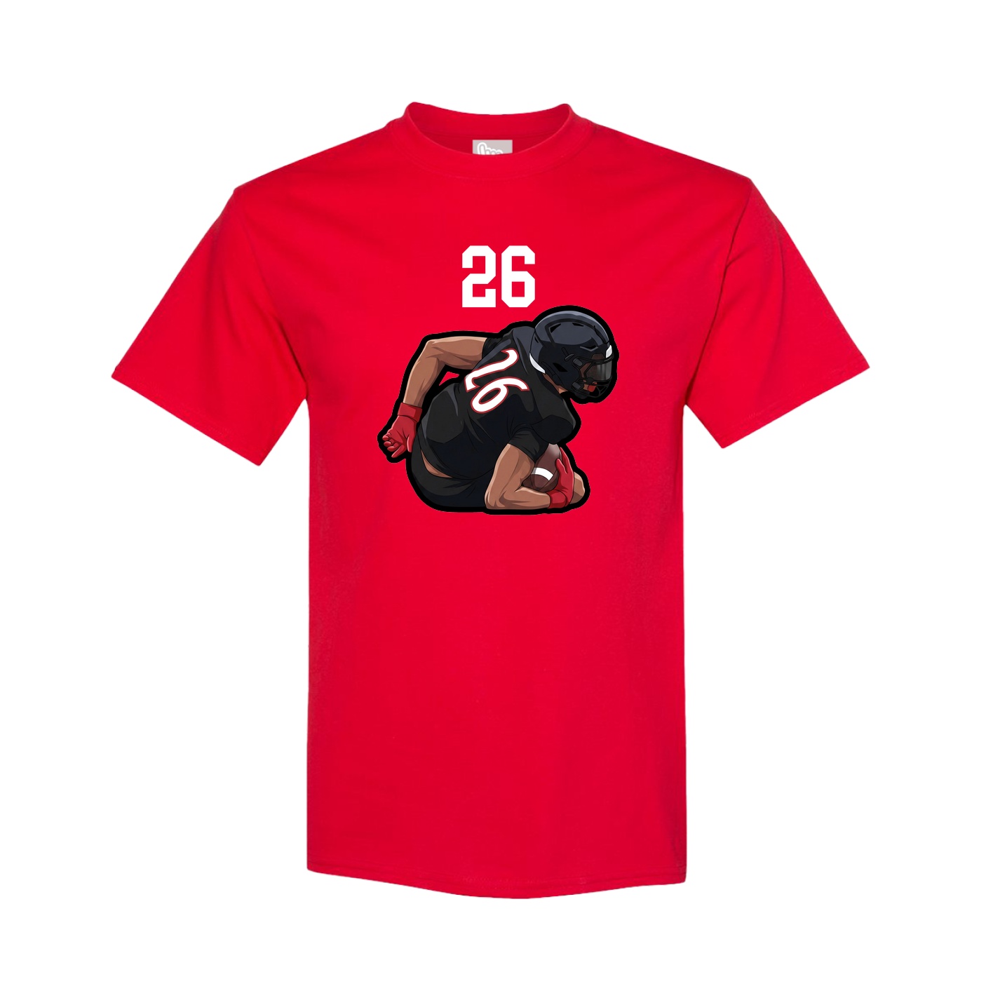 Tee — Number Top in Red