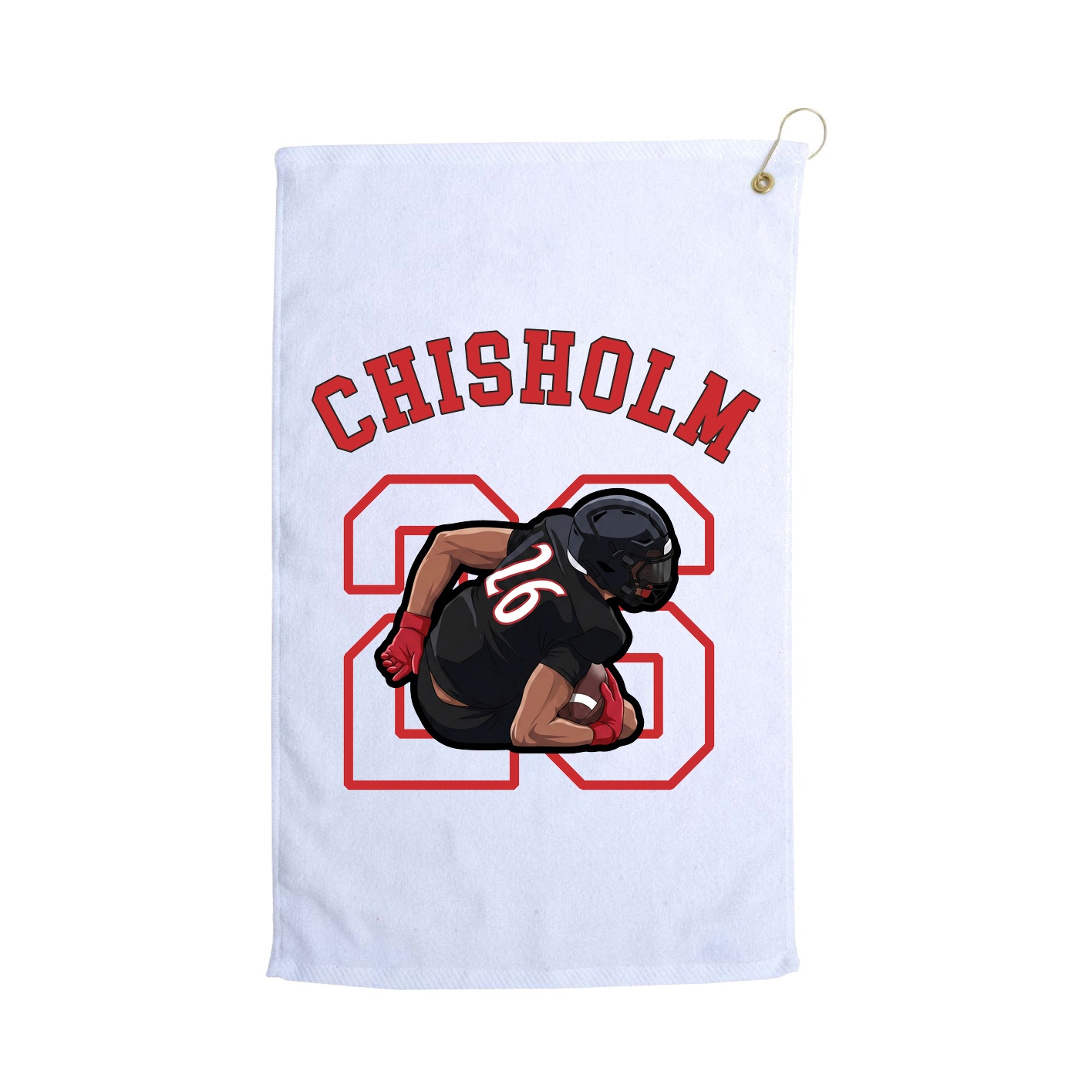 Golf Towel — Shirsey Arch in White